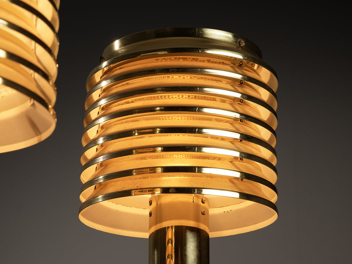 Hans-Agne Jakobsson for AB Markaryd 'B-142' Table Lamps in Brass Lighting Morentz