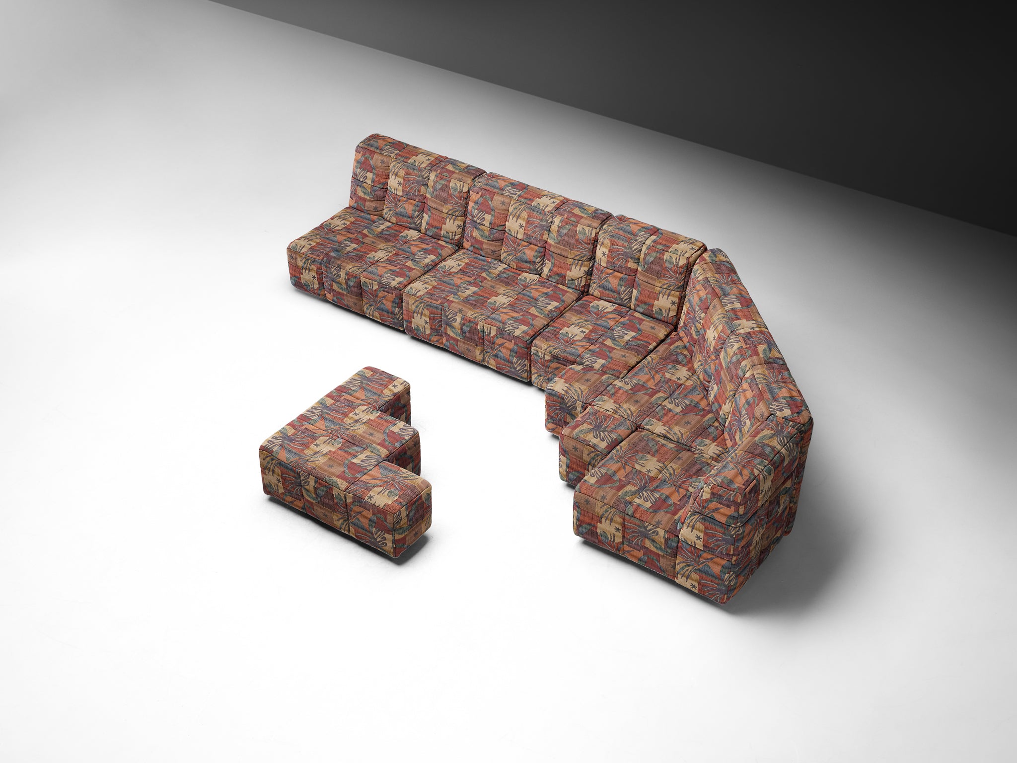 Hans Hopfer for Neue Wiener Werkstätte 'Castell' Sectional Sofa Seating Morentz