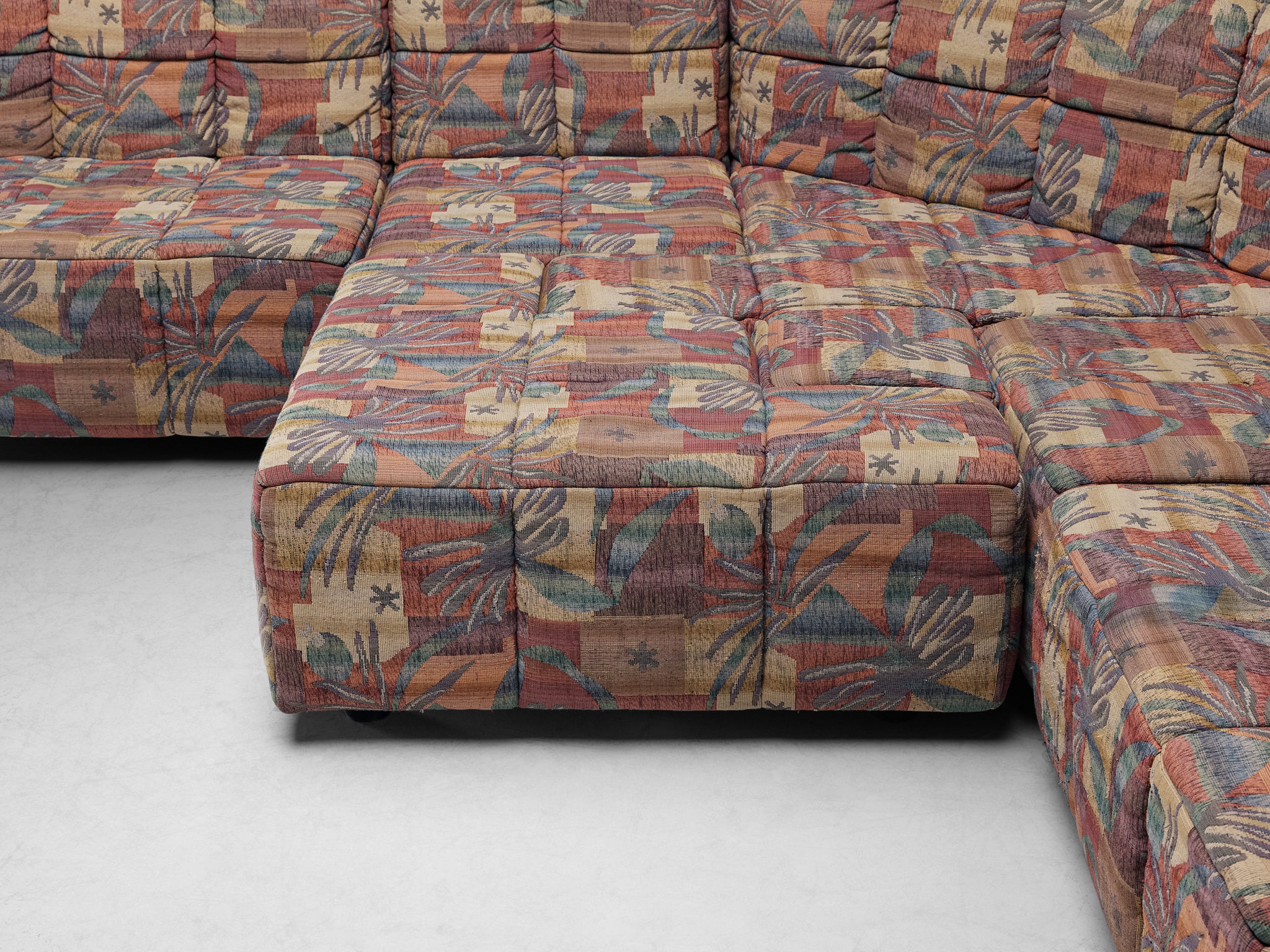Hans Hopfer for Neue Wiener Werkstätte 'Castell' Sectional Sofa Seating Morentz