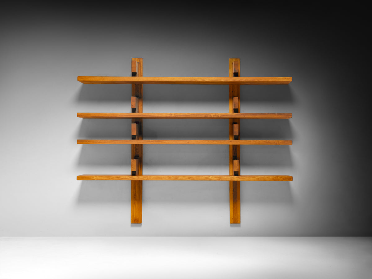 Early Pierre Chapo 'B17A' Bibliothèque in Solid Elm Case pieces and storage cabinets Morentz