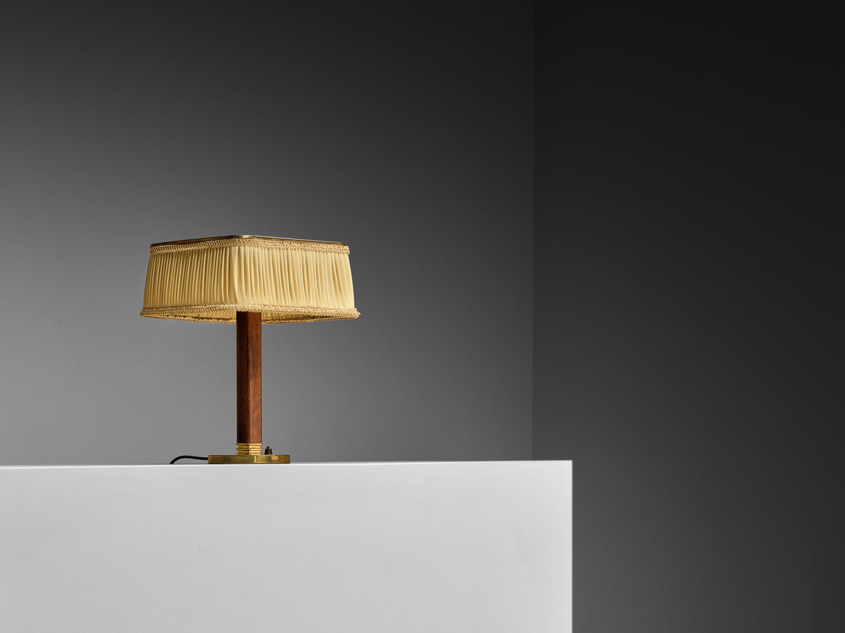 Paavo Tynell for Taito Oy '5066' Table Lamp in Perforated Brass Lighting Morentz