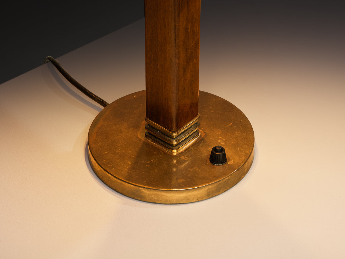 Paavo Tynell for Taito Oy '5066' Table Lamp in Perforated Brass Lighting Morentz