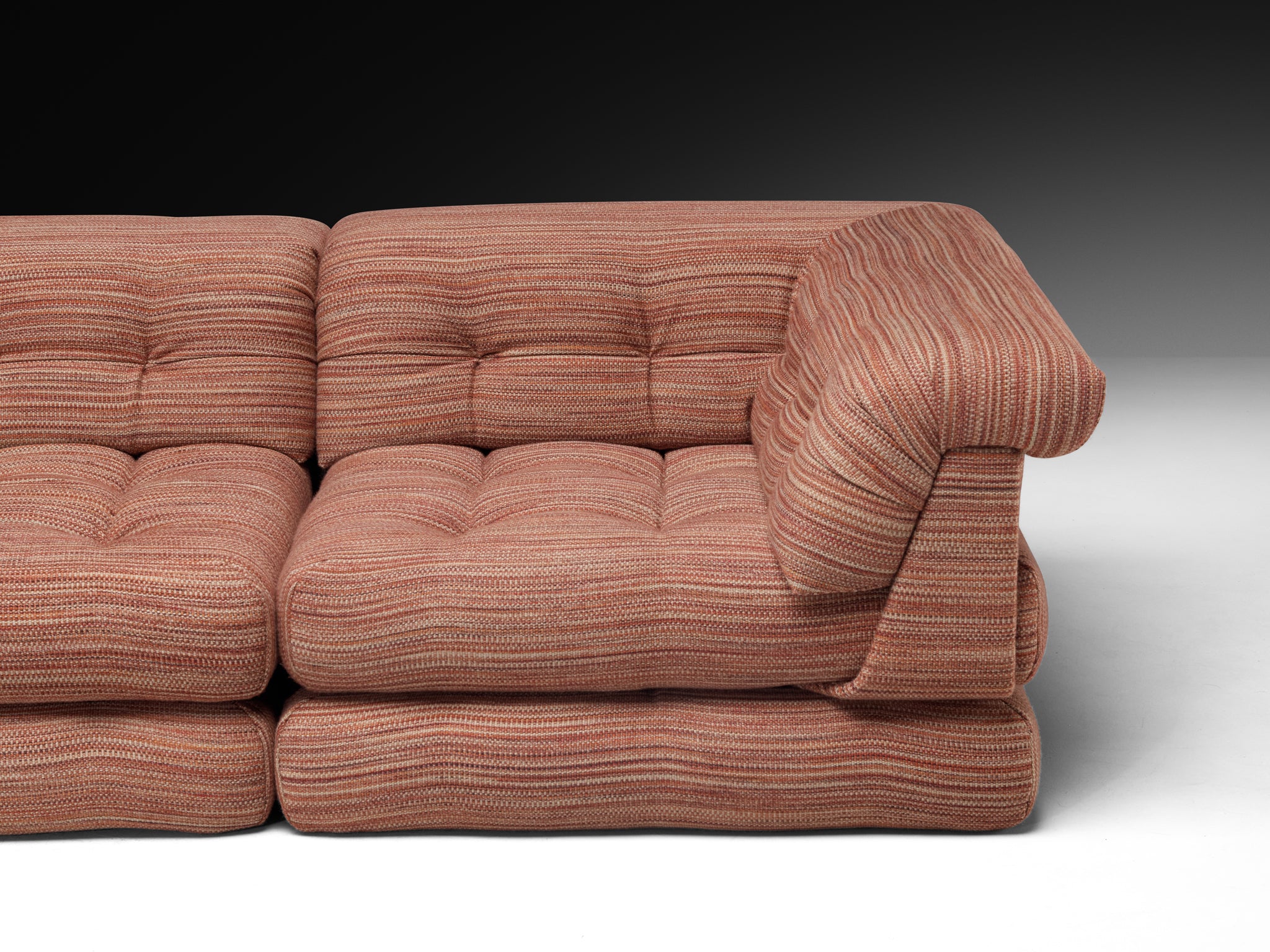 Large-Scaled Hans Hopfer for Roche Bobois Modular 'Mah Jong' Sofa in Wool Seating Morentz
