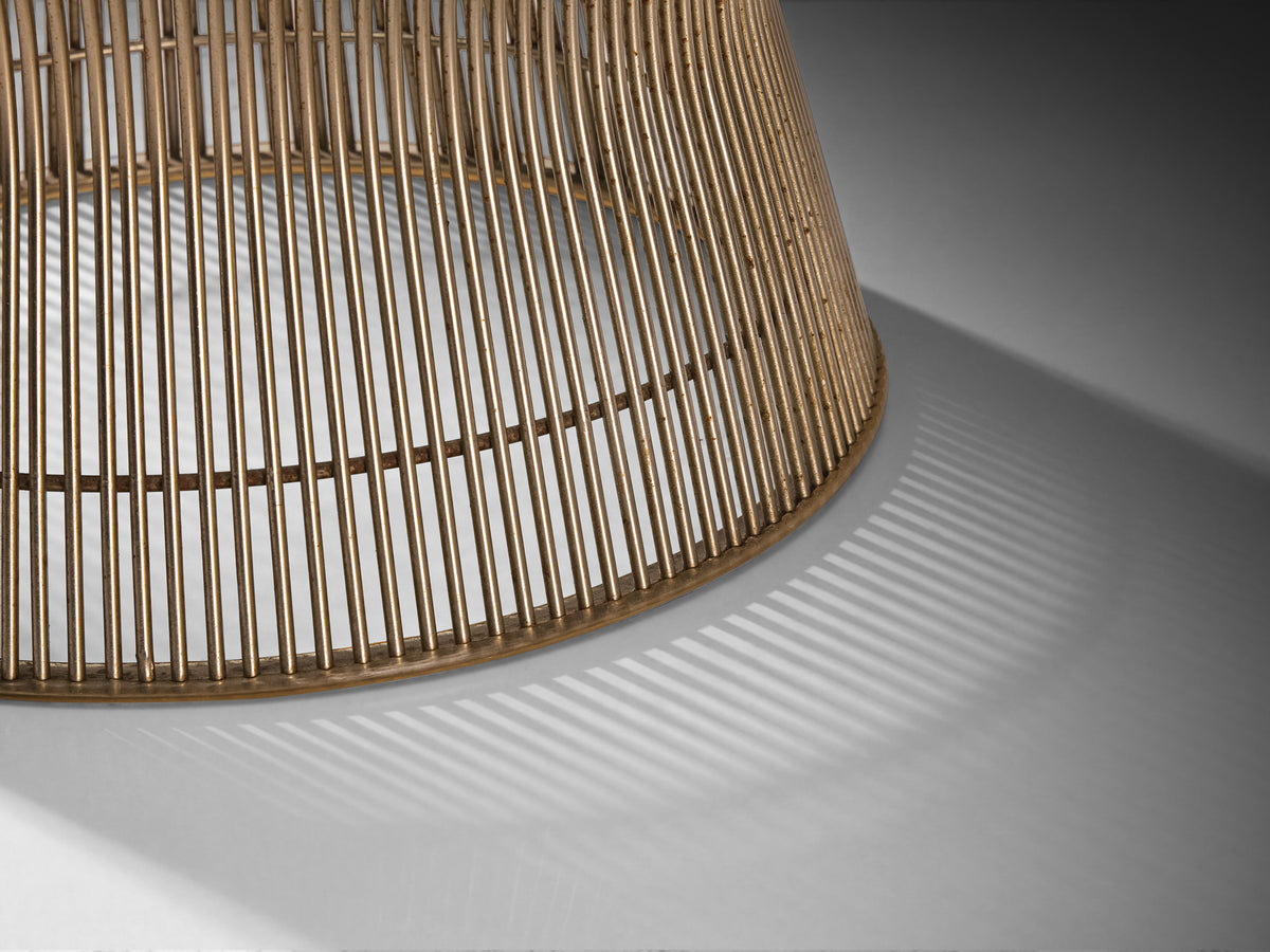 Warren Platner for Knoll Coffee Table in Steel and Glass Tables Morentz