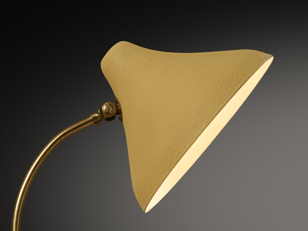 EWA Swedish Table Lamp in Steel and Brass Lighting Morentz