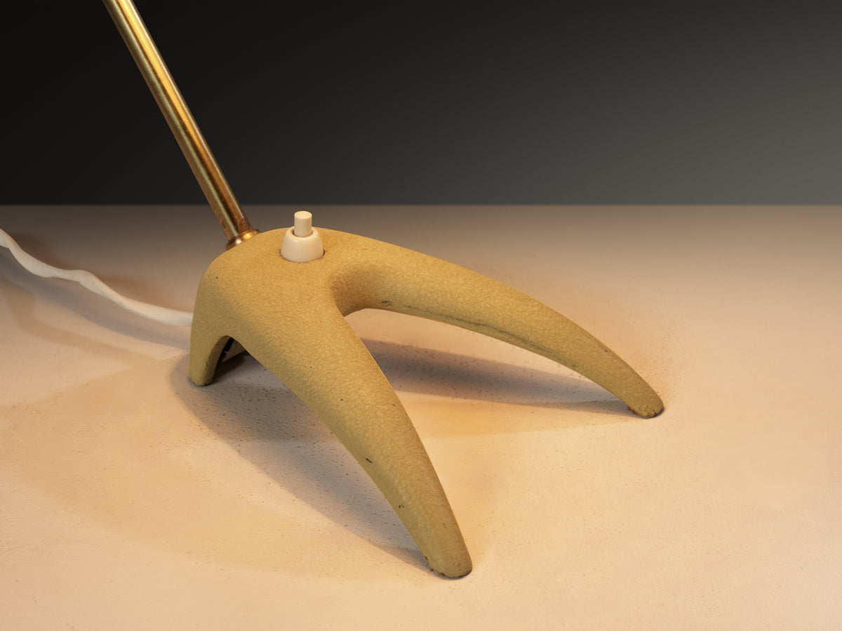 EWA Swedish Table Lamp in Steel and Brass Lighting Morentz