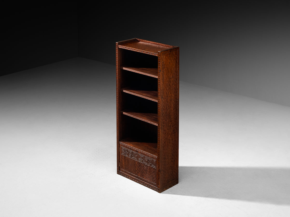 Otto Wretling Bookcase in Carved Pine Case pieces and storage cabinets Morentz