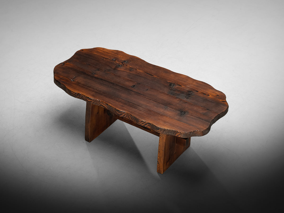 Freeform Rustic Table with Textured Grain Tables Morentz