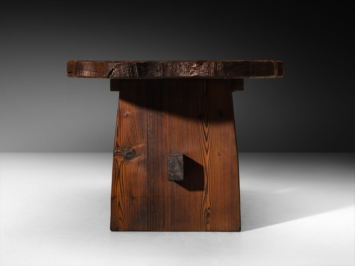 Freeform Rustic Table with Textured Grain Tables Morentz