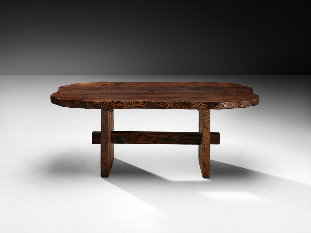 Freeform Rustic Table with Textured Grain Tables Morentz