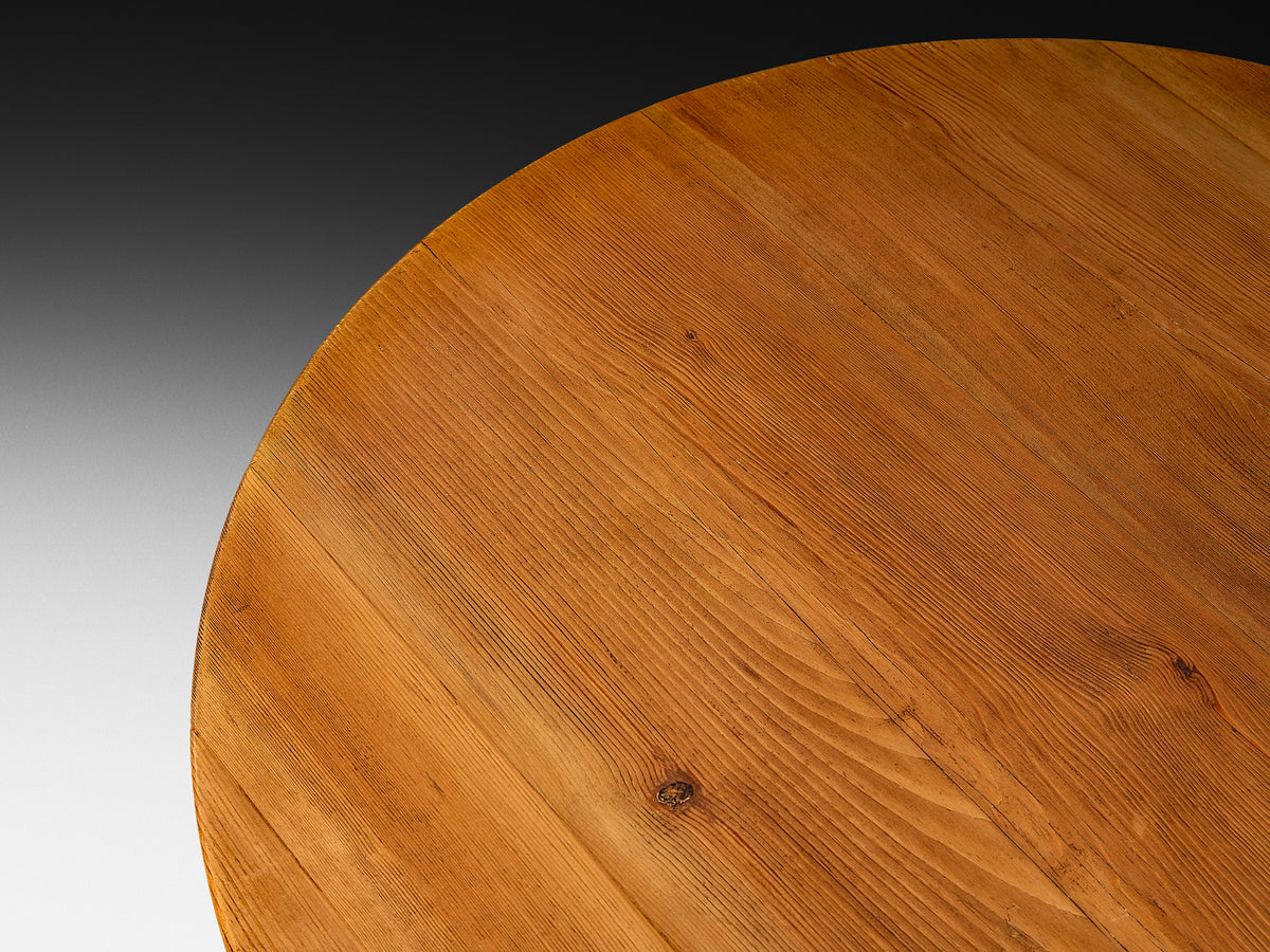 Axel Einar Hjorth for Nordiska Kompaniet Rare 'Lovö' Side Table in Solid Pine Tables Morentz