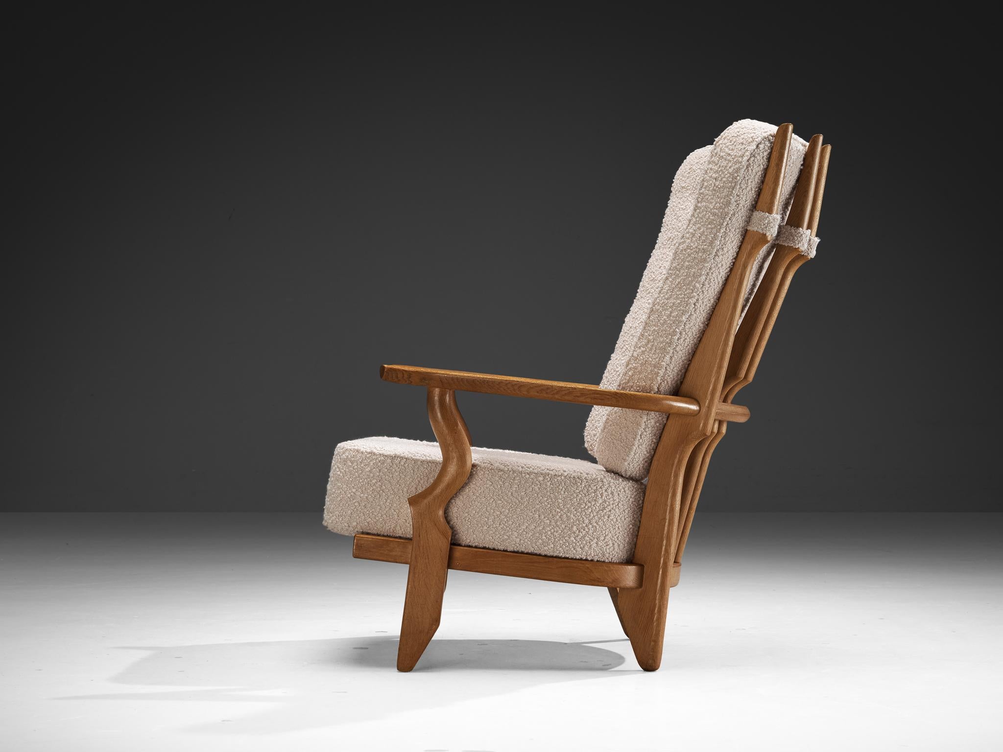 Guillerme & Chambron for Votre Maison 'Grand Repos' Lounge Chair in Oak seating Morentz