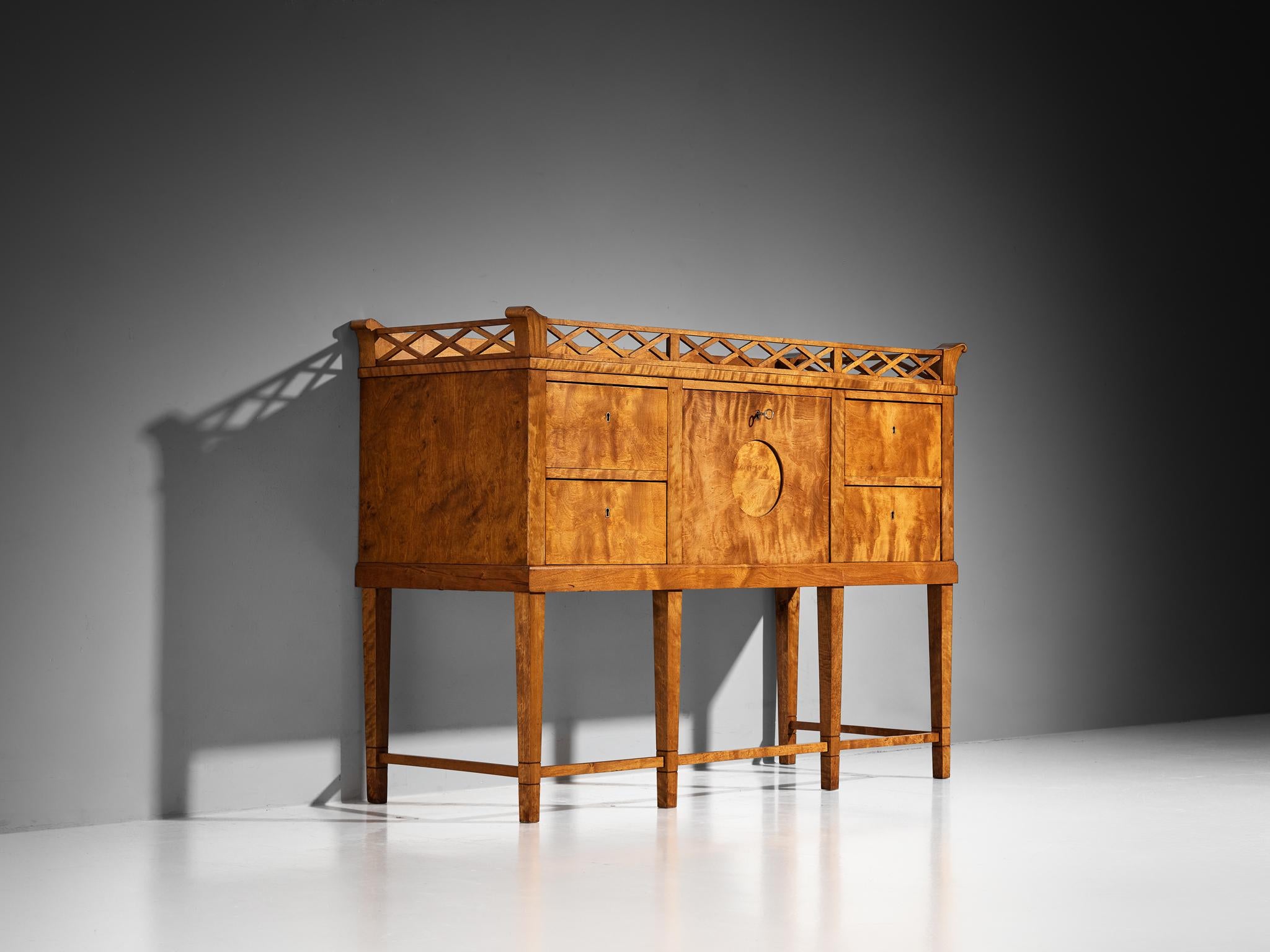 Johan Rohde Unique Sideboard in Birchwood case pieces and storage cabinets Morentz