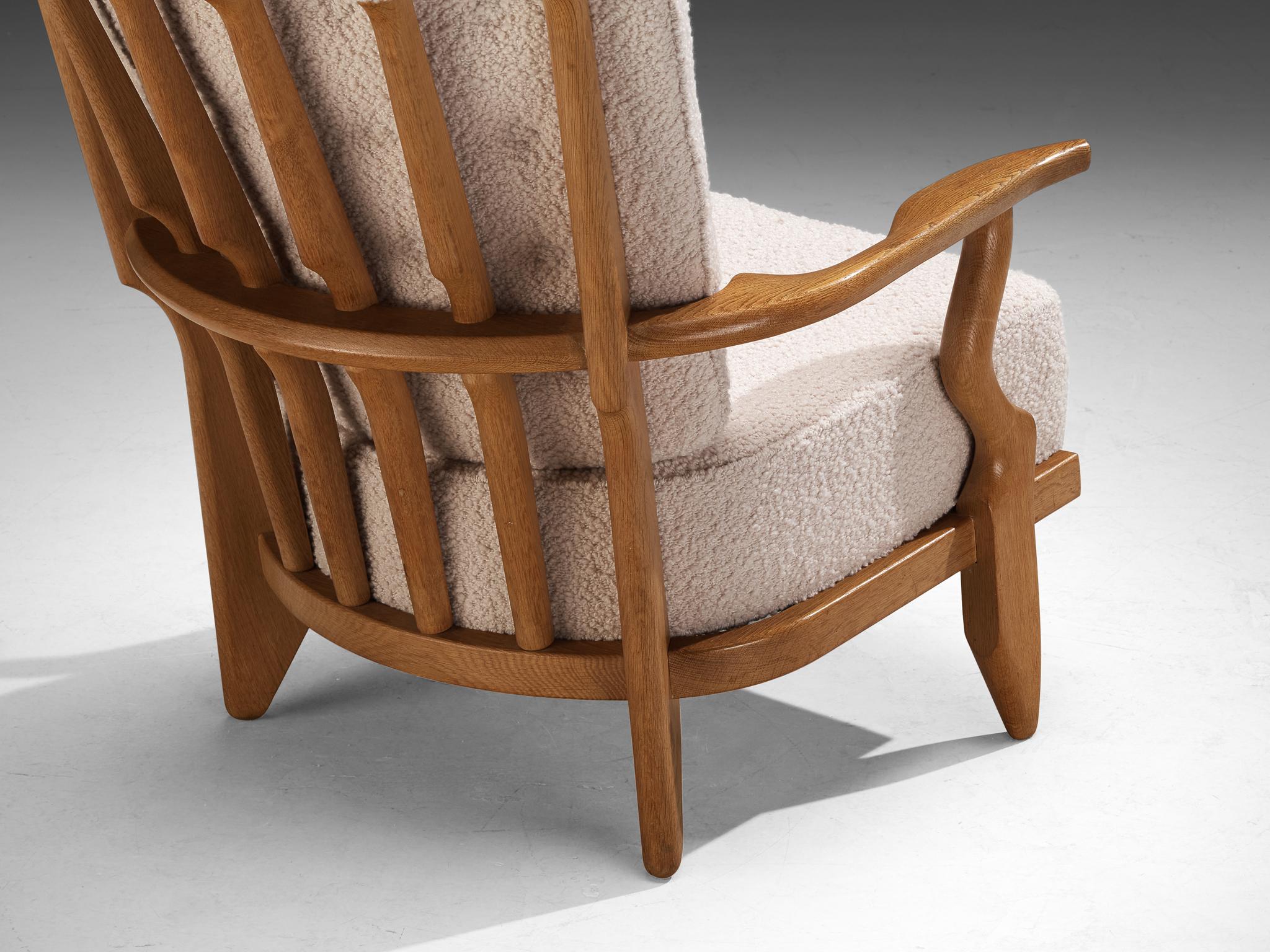 Guillerme & Chambron for Votre Maison 'Grand Repos' Lounge Chair in Oak seating Morentz