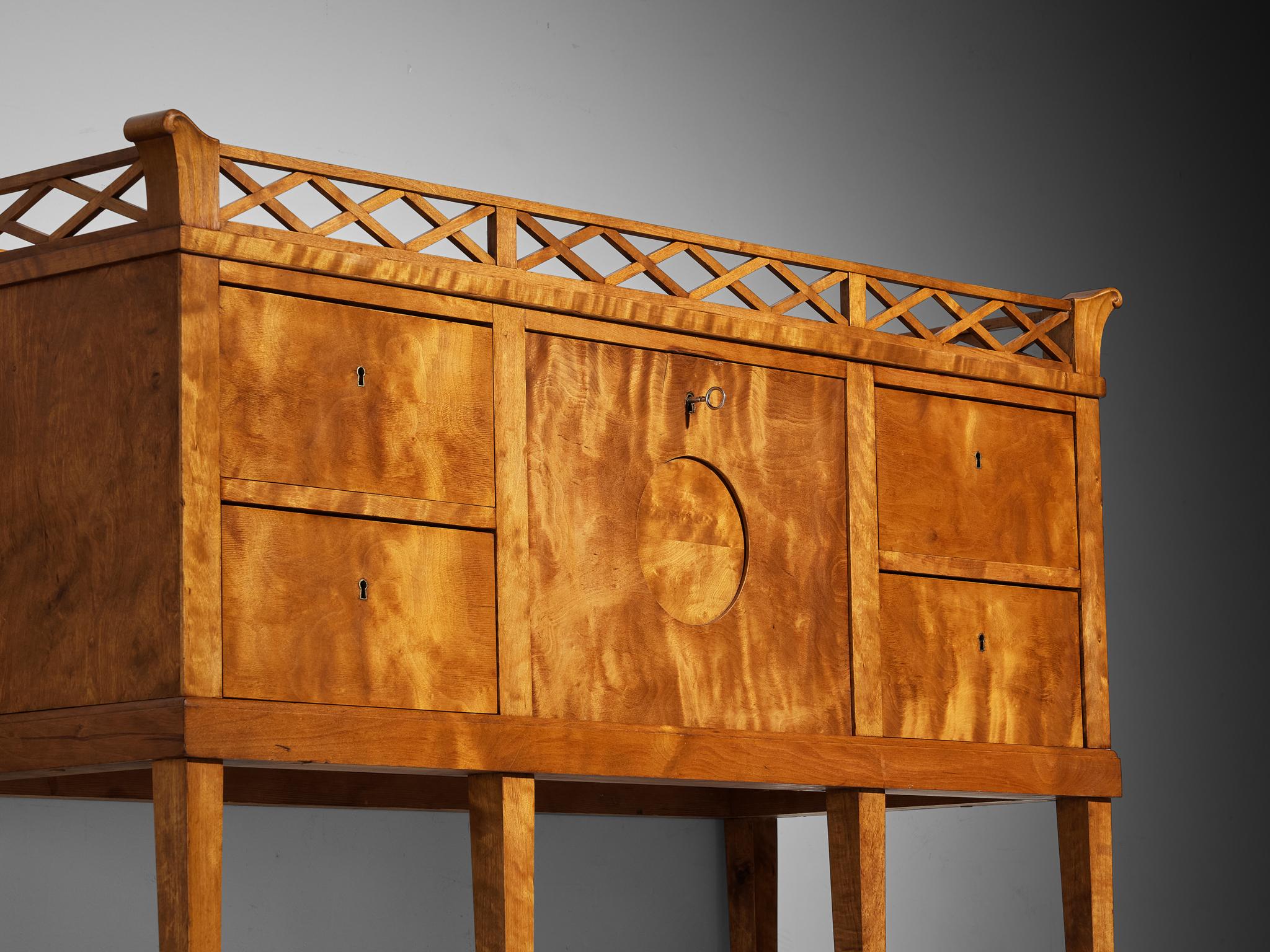 Johan Rohde Unique Sideboard in Birchwood case pieces and storage cabinets Morentz