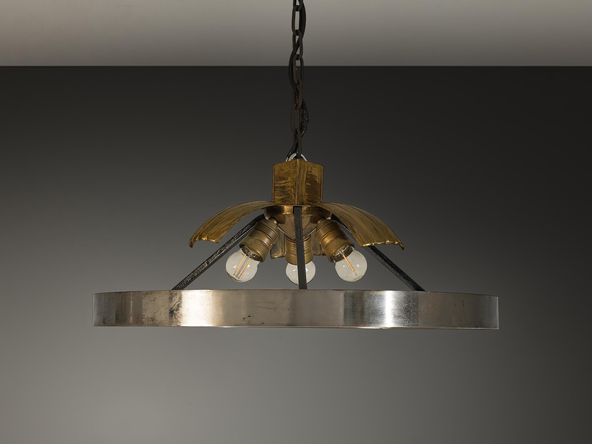 Lars Holmström for Arvika Konsthantverk Art Deco Ceiling Light lighting Morentz