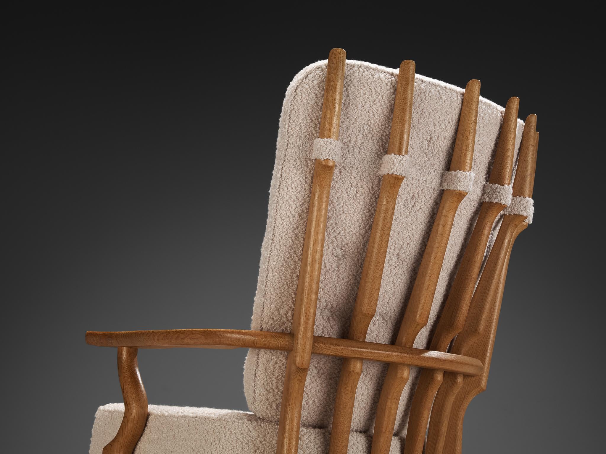 Guillerme & Chambron for Votre Maison 'Grand Repos' Lounge Chair in Oak seating Morentz