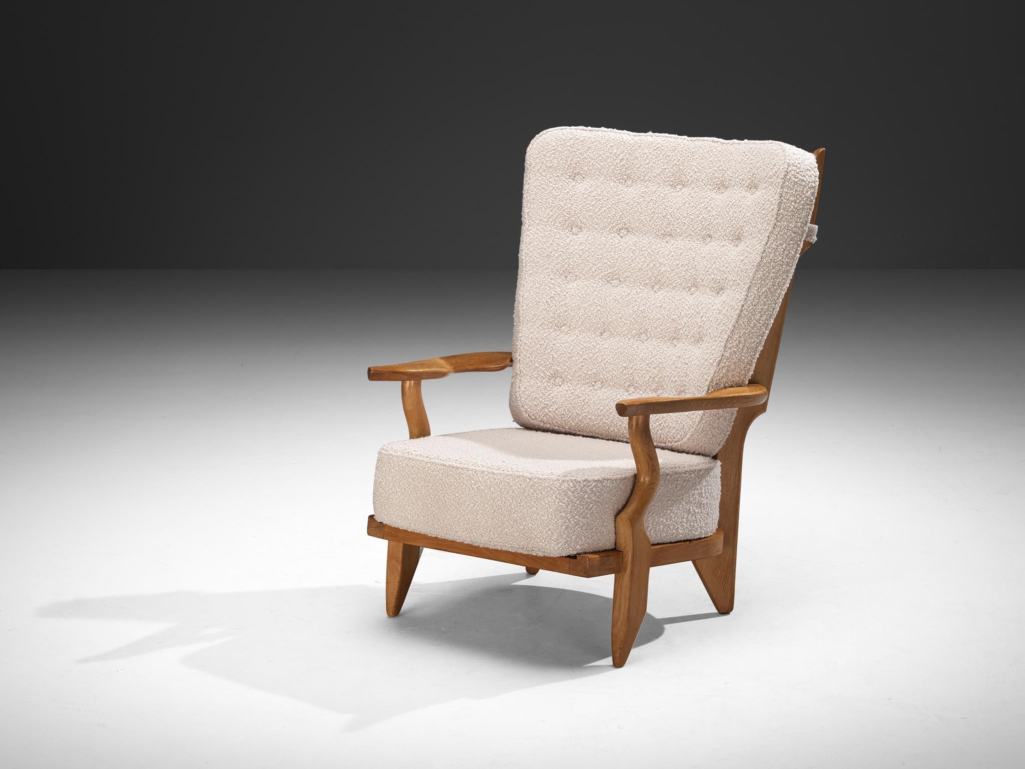 Guillerme & Chambron for Votre Maison 'Grand Repos' Lounge Chair in Oak seating Morentz