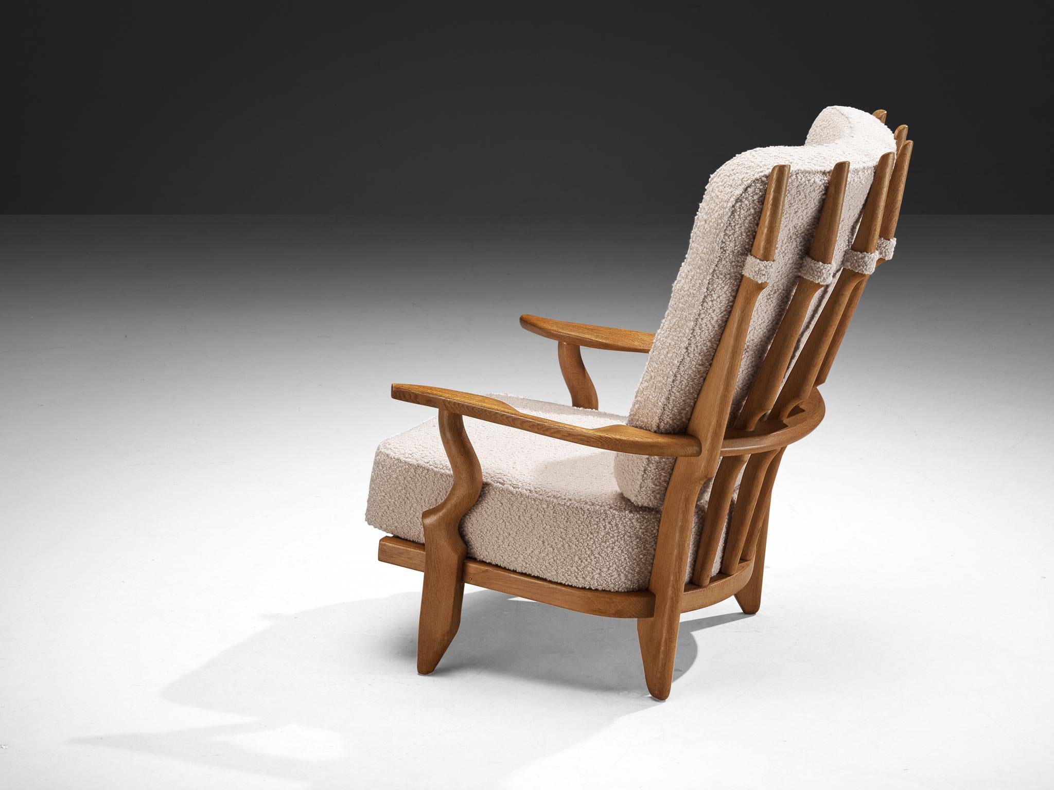 Guillerme & Chambron for Votre Maison 'Grand Repos' Lounge Chair in Oak seating Morentz