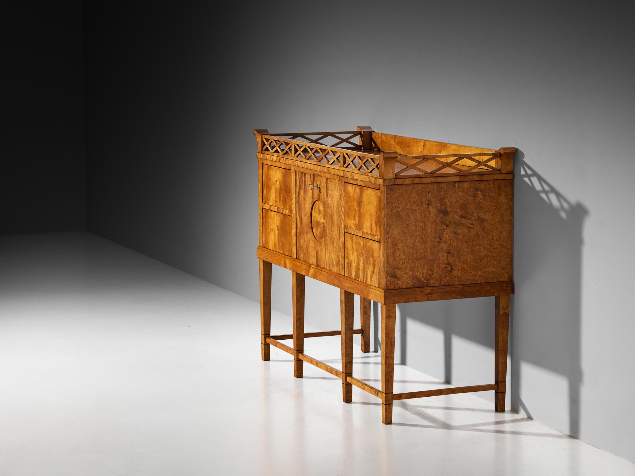 Johan Rohde Unique Sideboard in Birchwood case pieces and storage cabinets Morentz