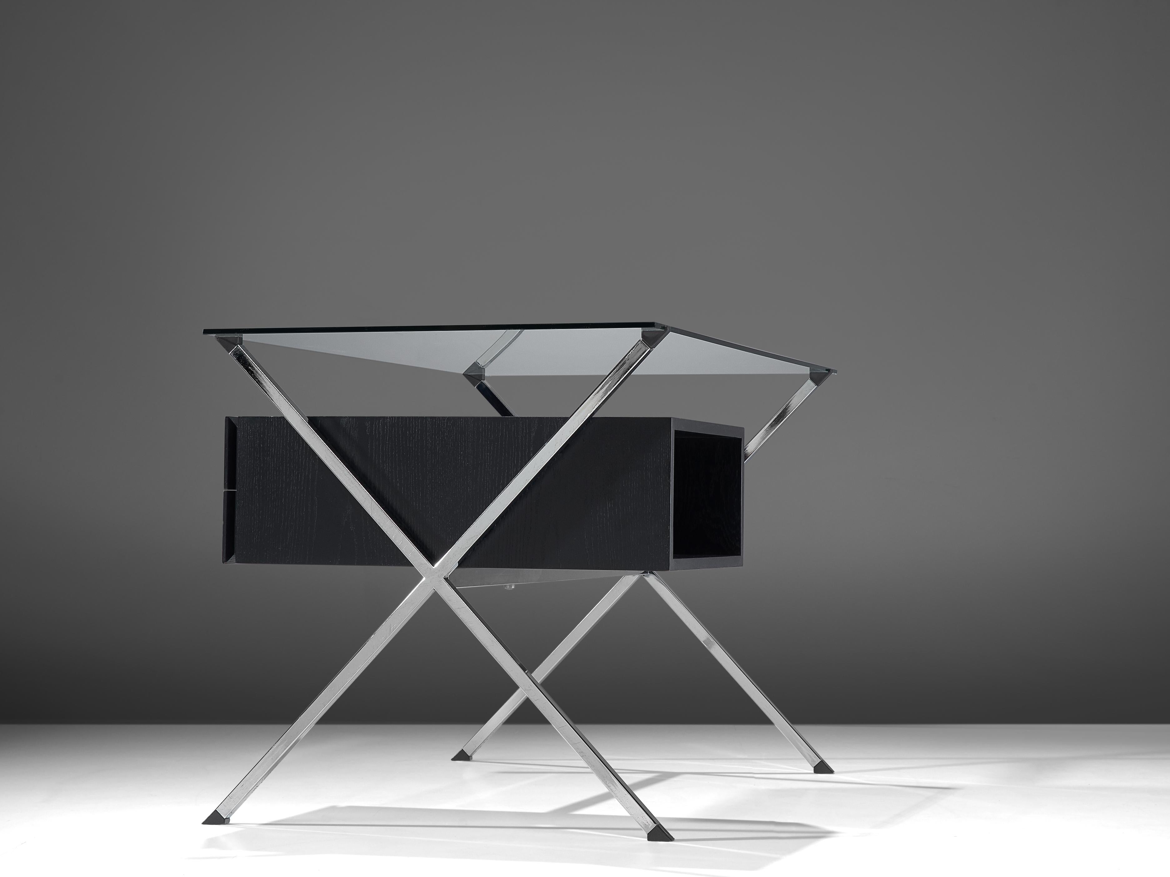 Franco Albini for Knoll Desk Model '1928' in Glass and Metal tables Morentz