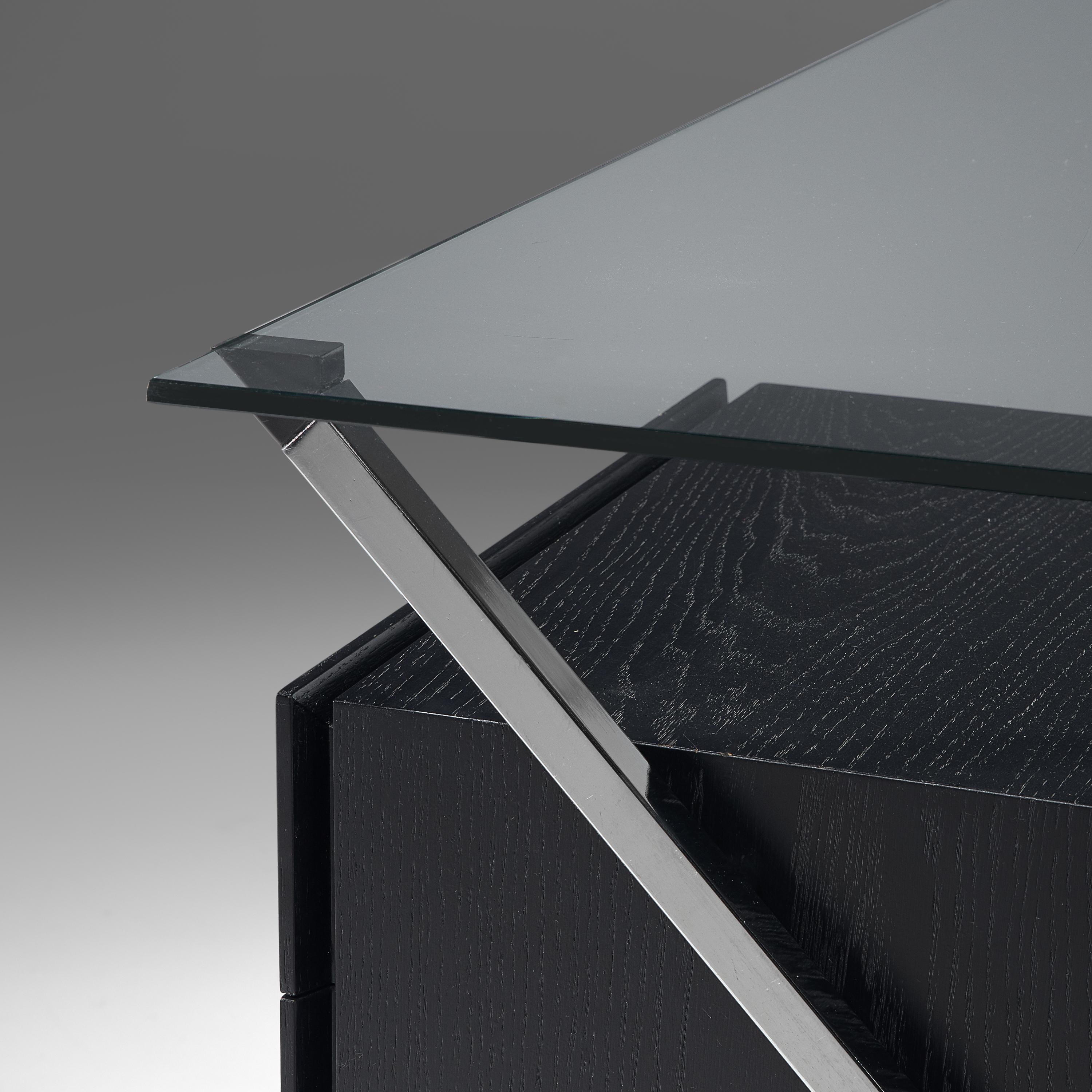 Franco Albini for Knoll Desk Model '1928' in Glass and Metal tables Morentz