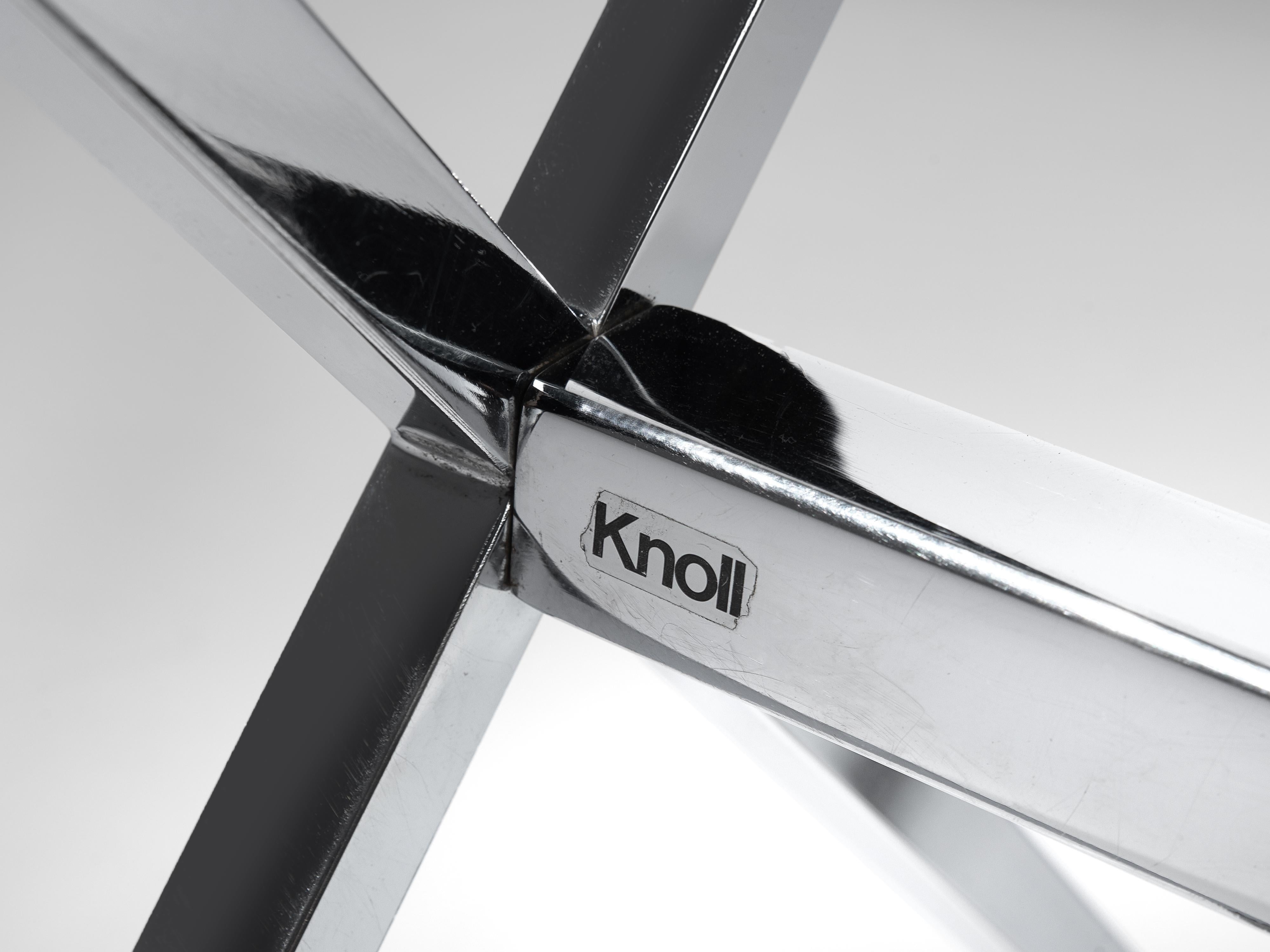 Franco Albini for Knoll Desk Model '1928' in Glass and Metal tables Morentz