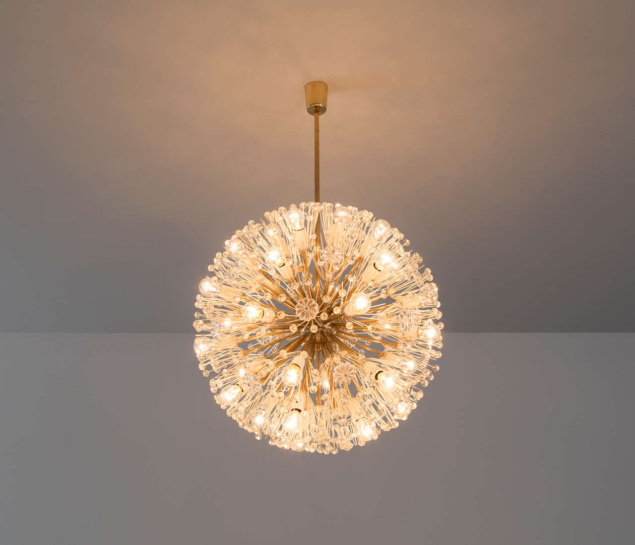 Emil Stejnar for Rupert Nikoll Large Sputnik Chandelier lighting Morentz