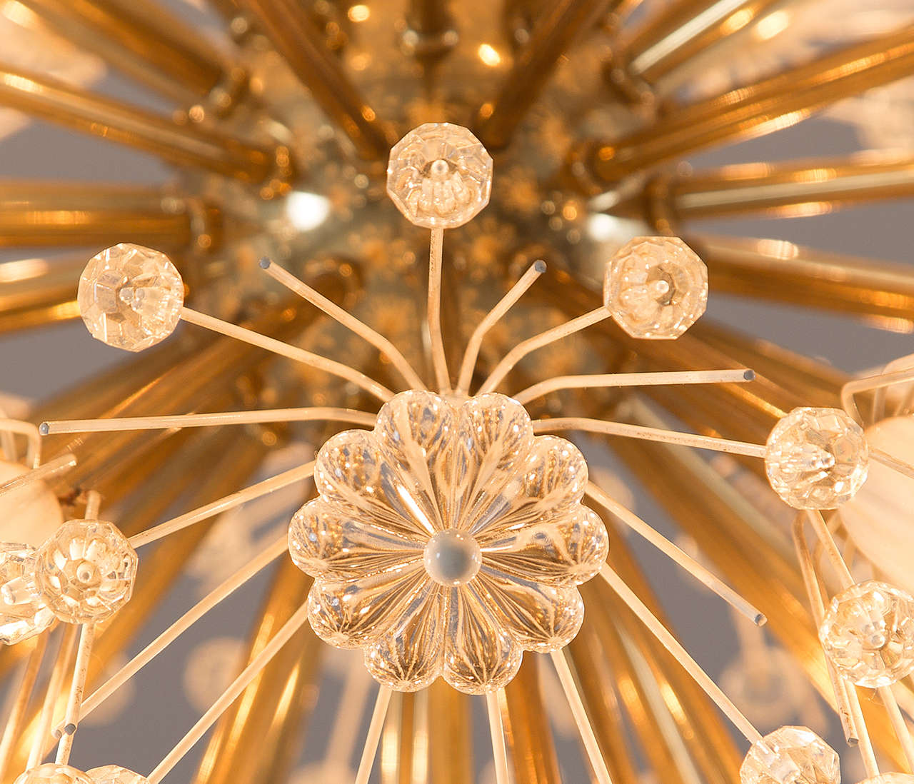 Emil Stejnar for Rupert Nikoll Large Sputnik Chandelier lighting Morentz