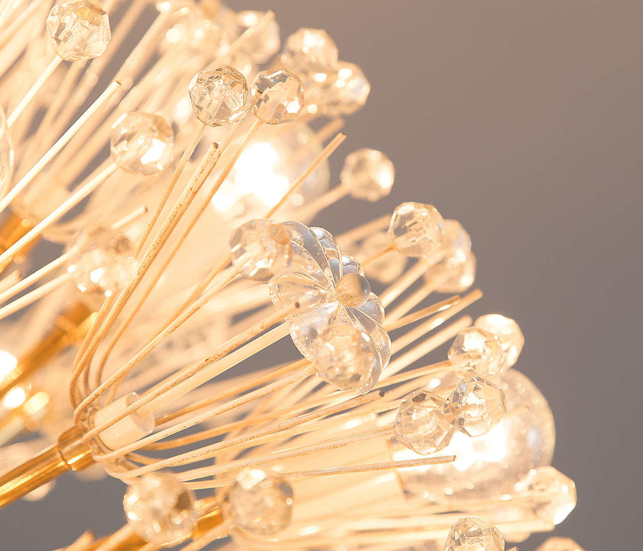 Emil Stejnar for Rupert Nikoll Large Sputnik Chandelier lighting Morentz