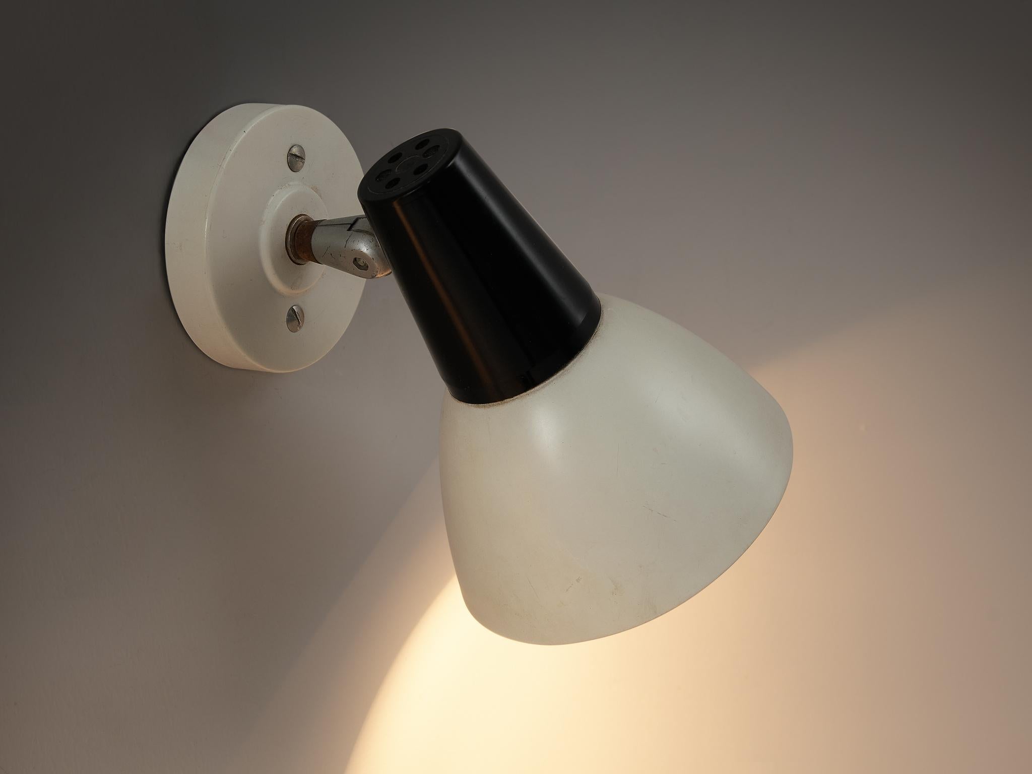 Philips Adjustable Wall Lamps in Black and White lighting Morentz