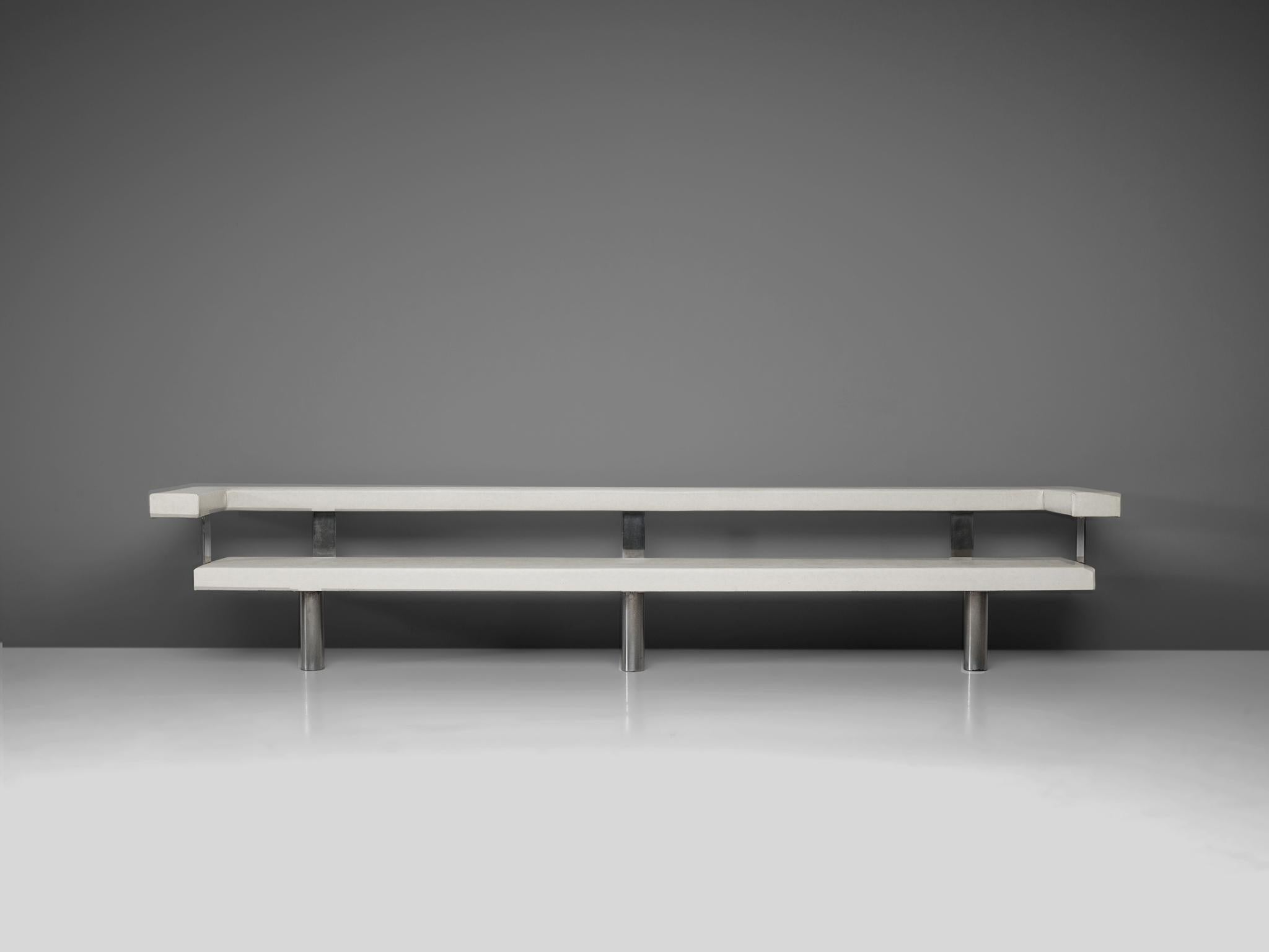 Gerrit Rietveld and J. Tricht Long Sofa seating Morentz