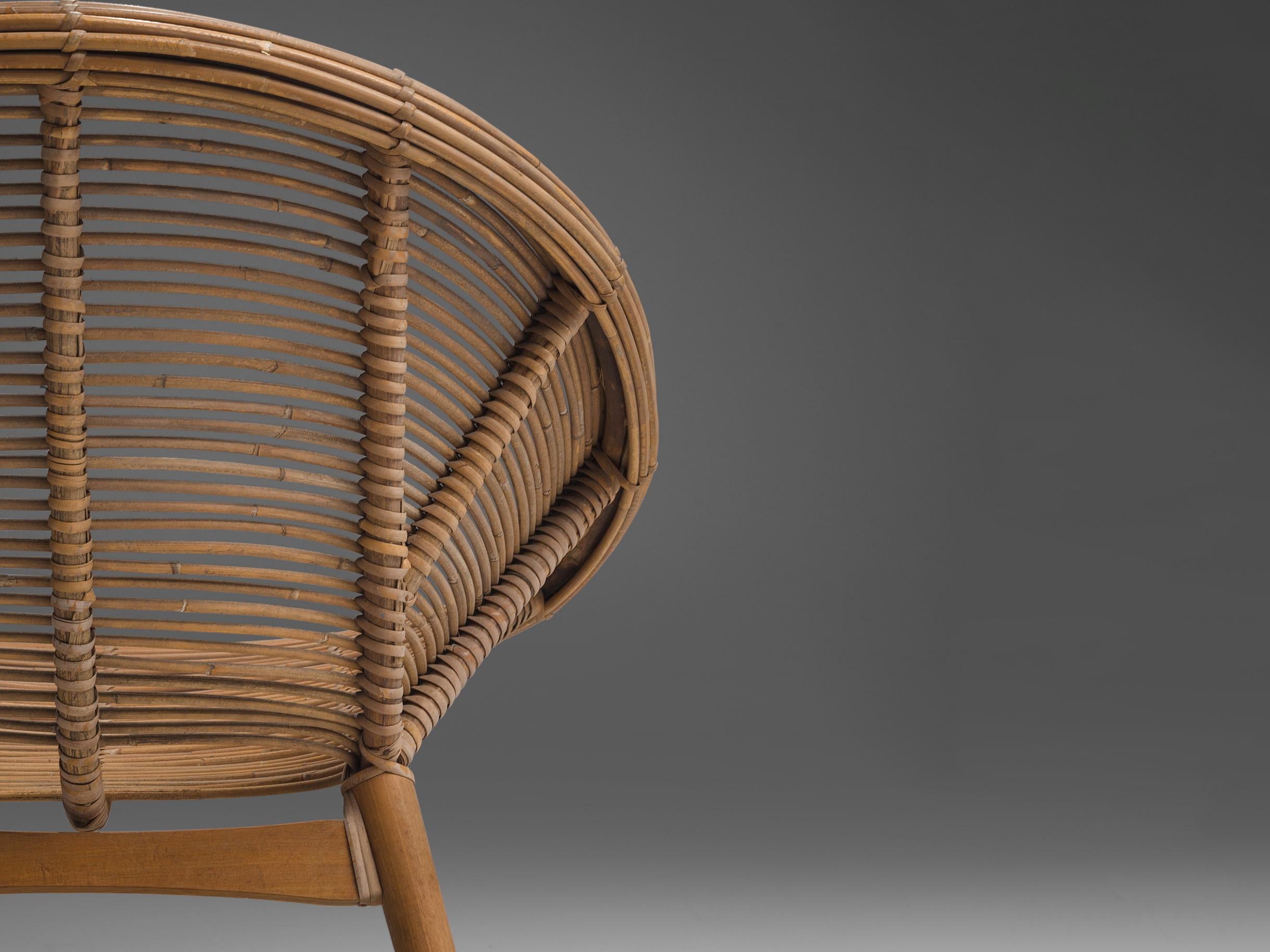 Patio Lounge Chairs in Bamboo and Wood seating Morentz