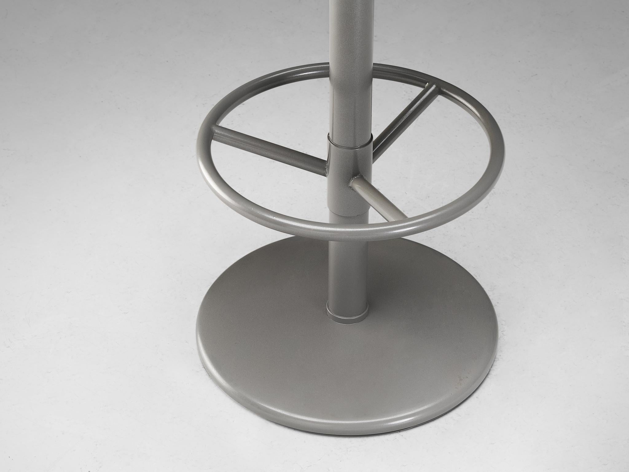 Börje Johanson Barstool in Red Velvet Upholstery seating Morentz