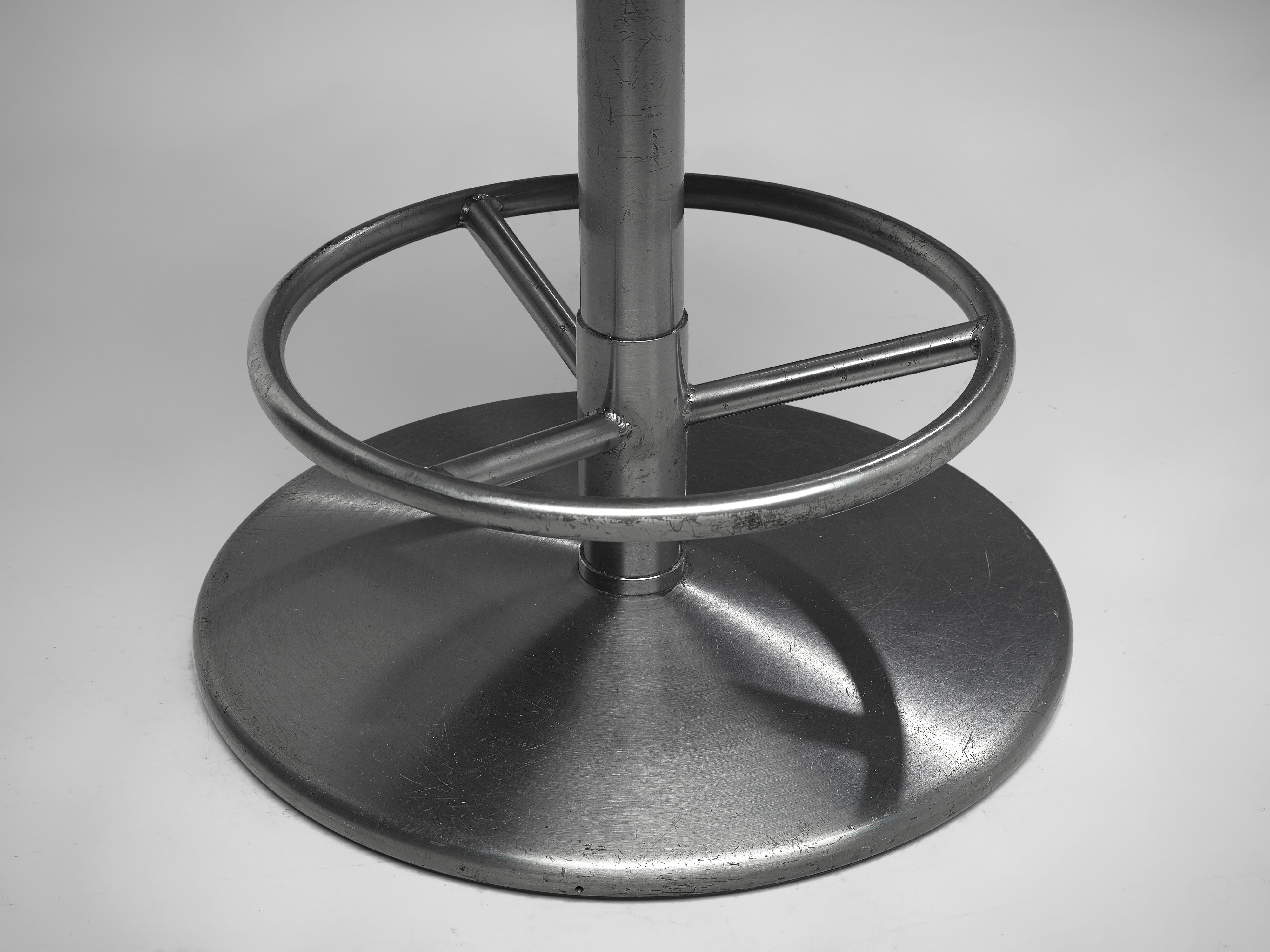 Barstool in Red Velvet Upholstery seating Morentz