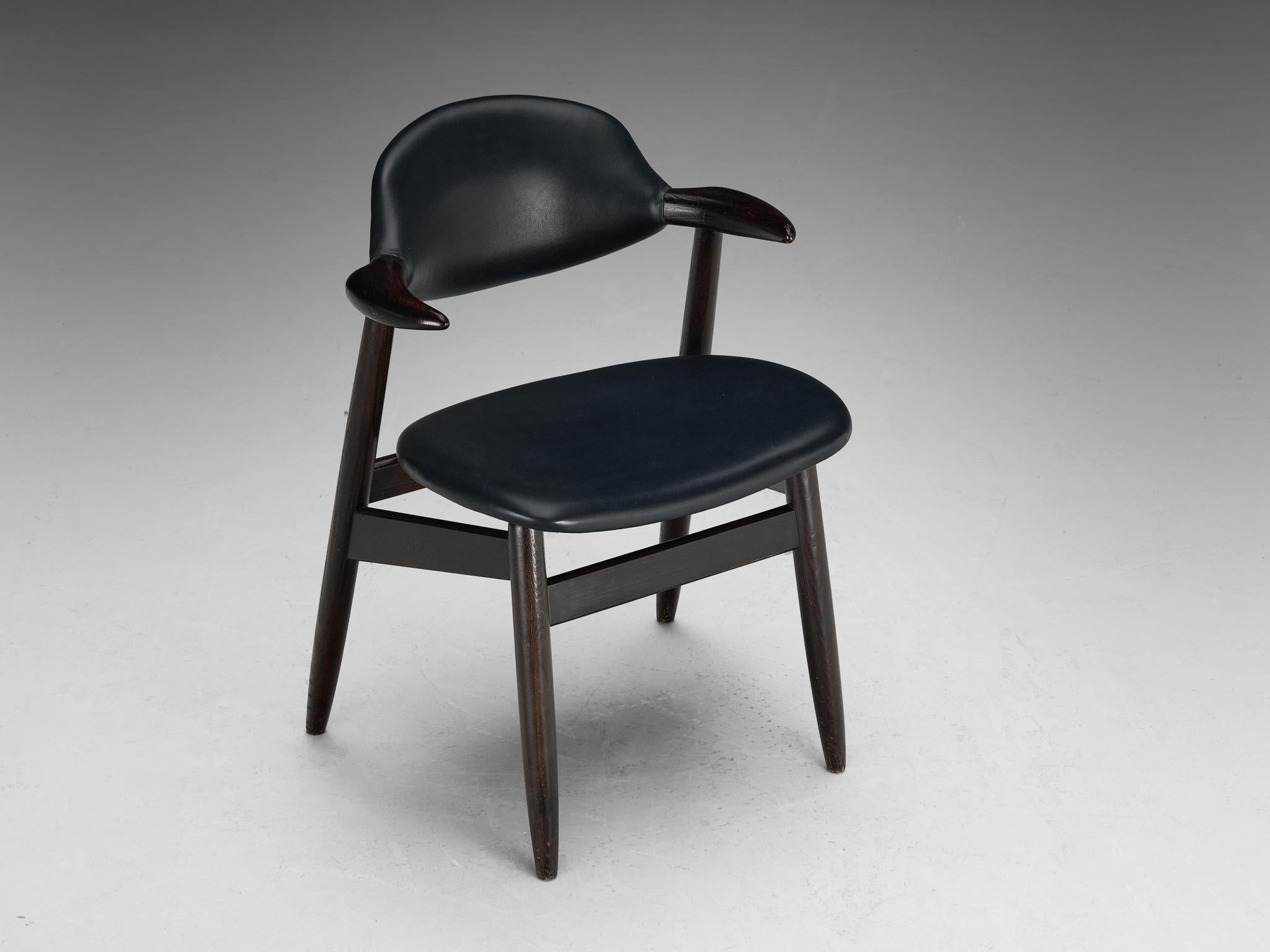 ‘Bullhorn’ Armchair in Ash and Black Upholstery seating Morentz