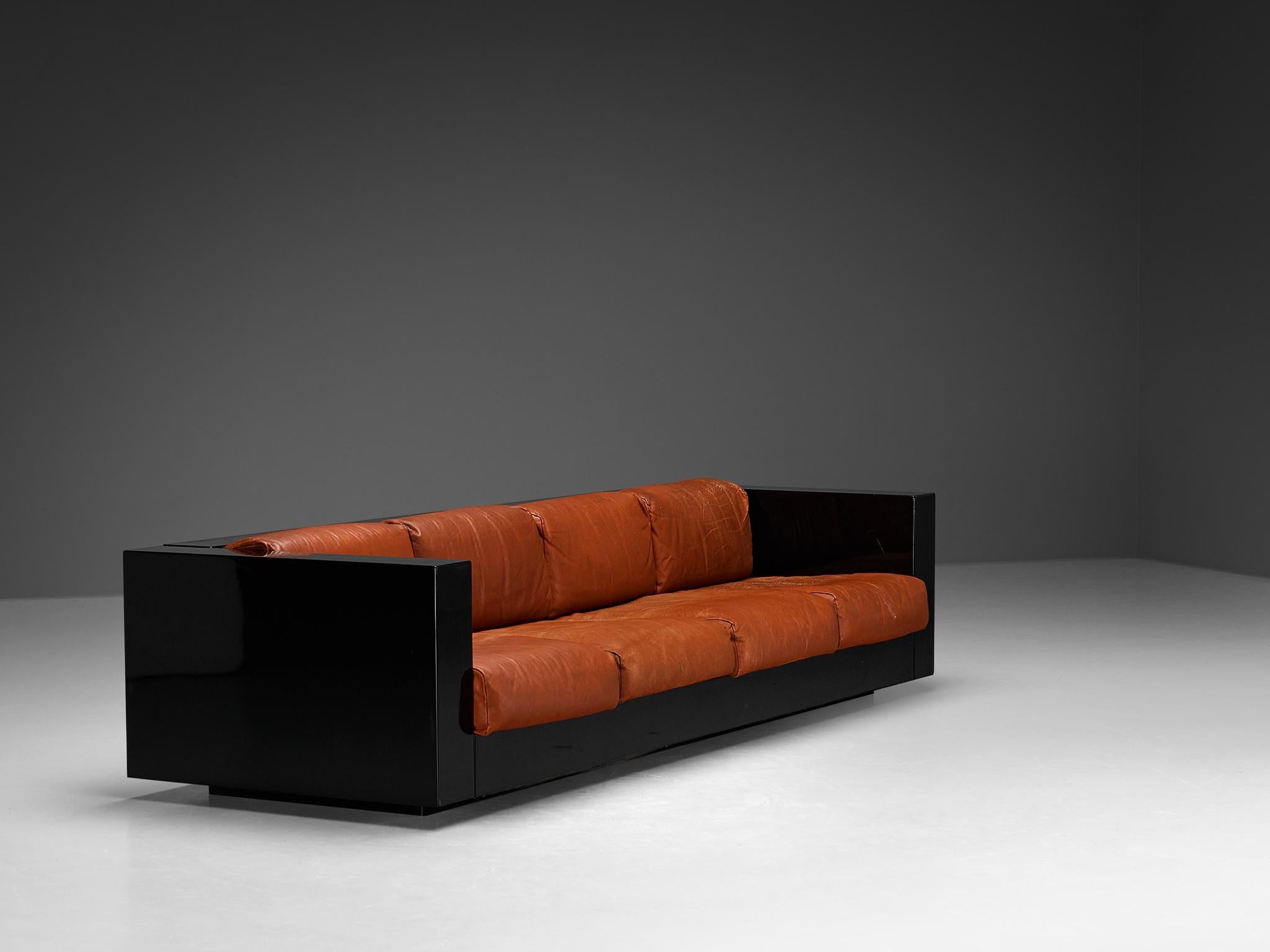 Massimo and Lella Vignelli for Poltronova Four-Seat 'Saratoga' Sofa