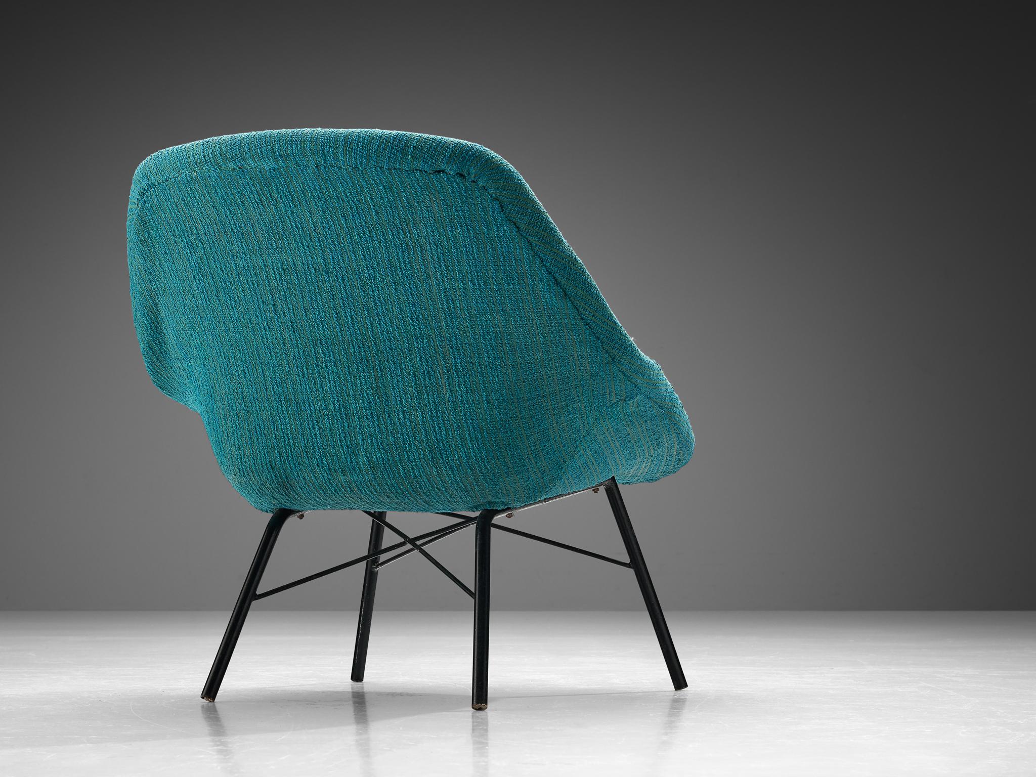 TON Mid-Century Modern Lounge Chair with Sculptural Frame seating Morentz