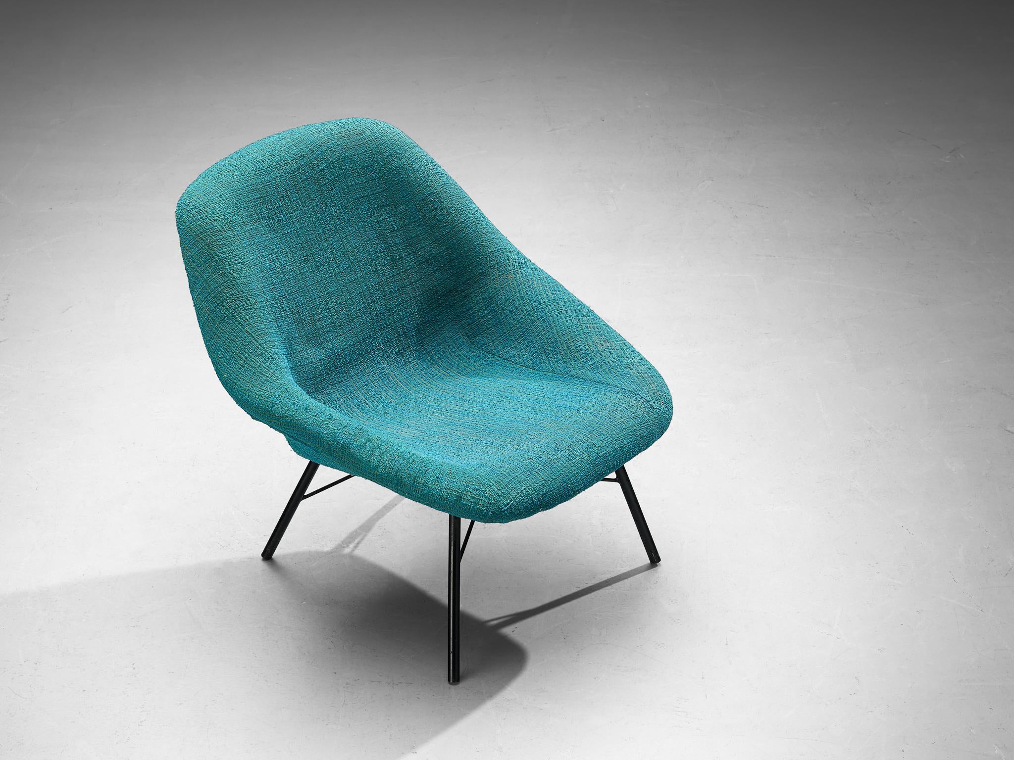 TON Mid-Century Modern Lounge Chair with Sculptural Frame seating Morentz