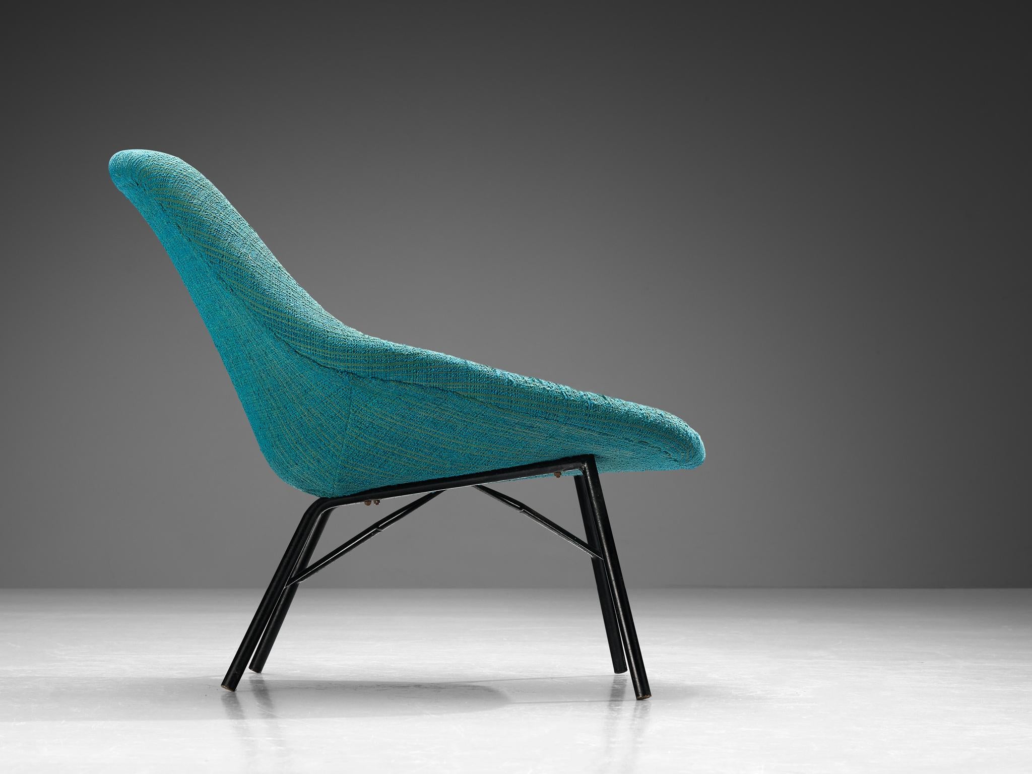 TON Mid-Century Modern Lounge Chair with Sculptural Frame seating Morentz