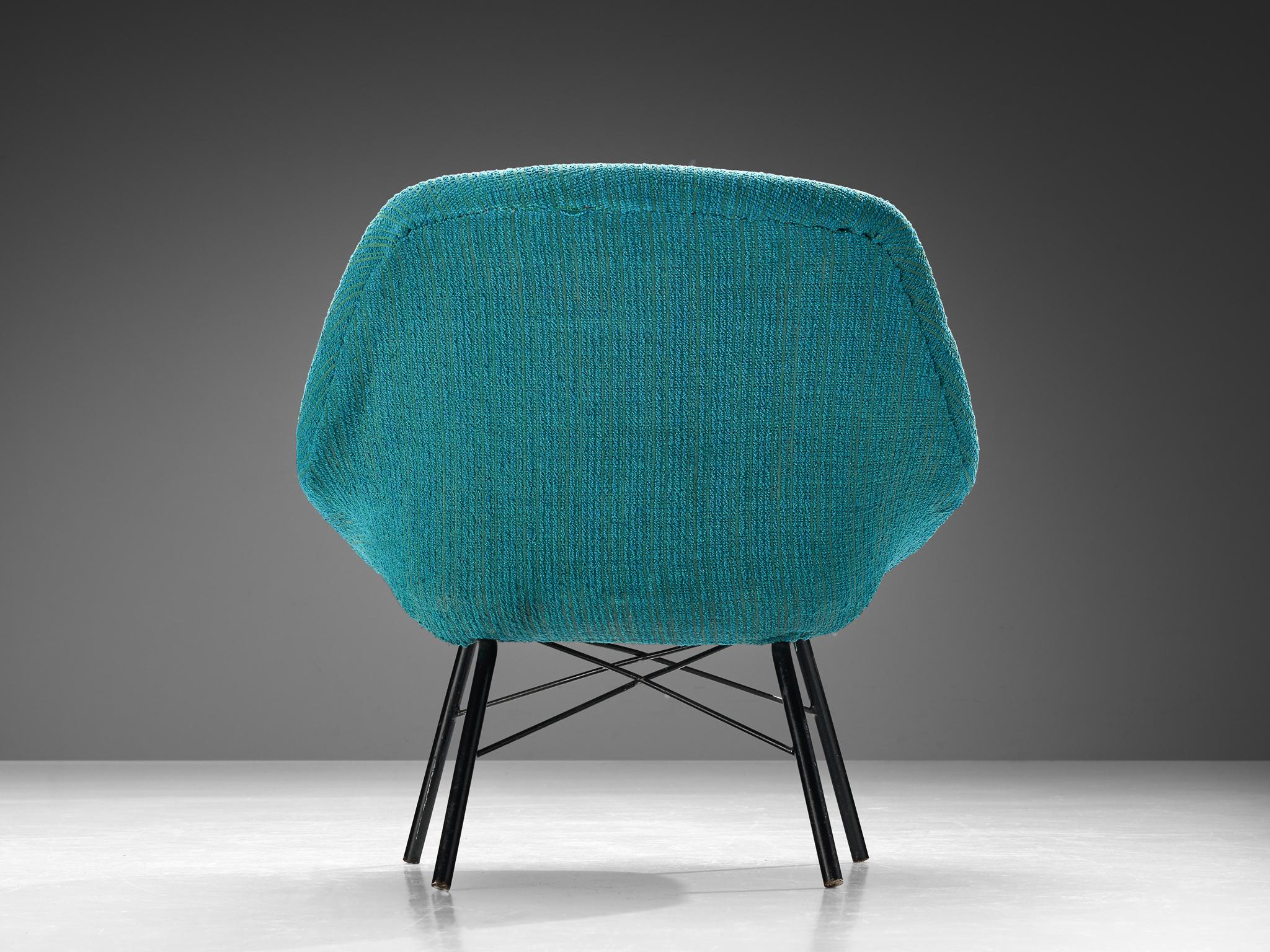 TON Mid-Century Modern Lounge Chair with Sculptural Frame seating Morentz