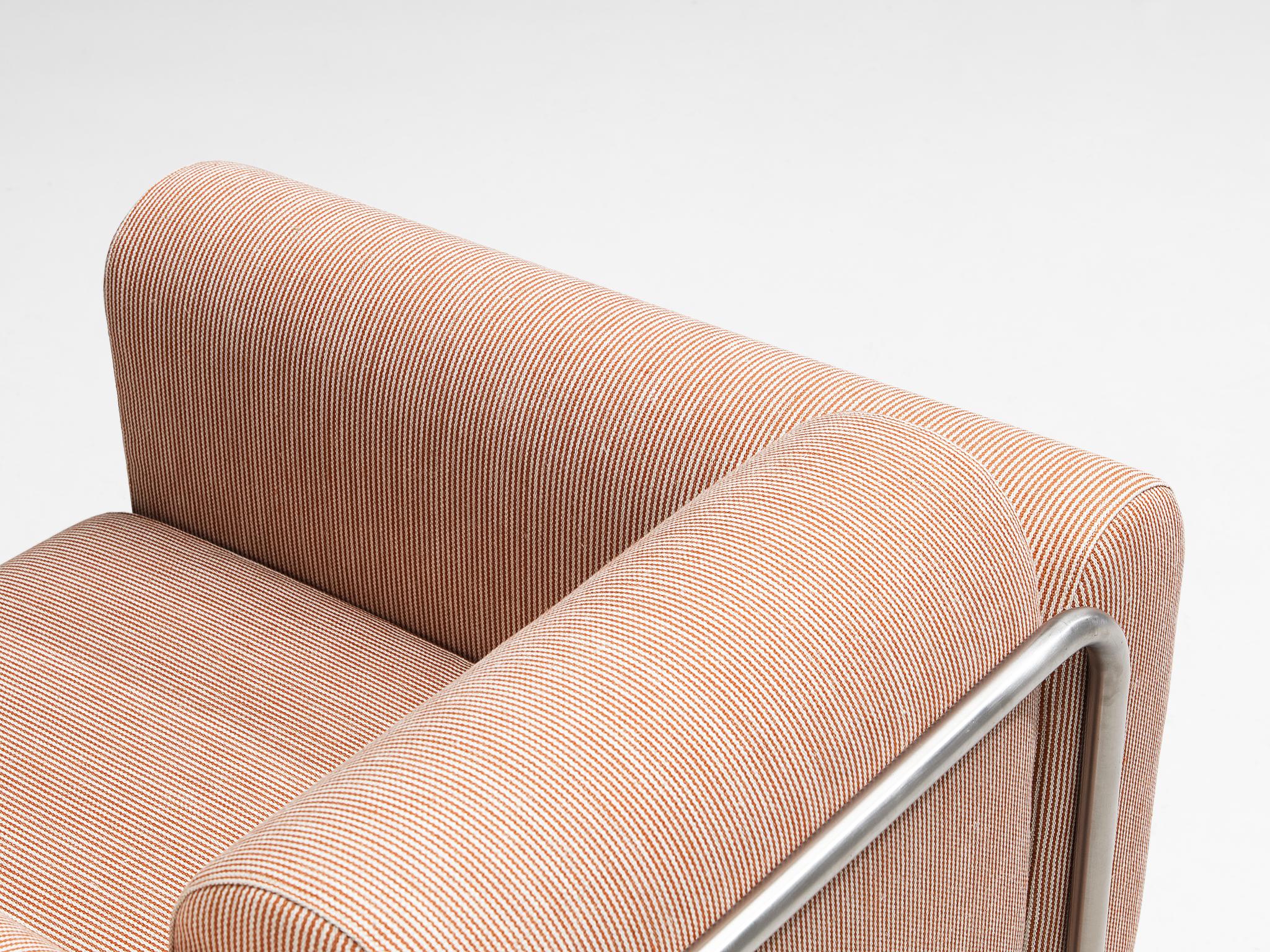 Byron Botker for Landes Lounge Chairs with Tubular Frames in Light Pink seating Morentz