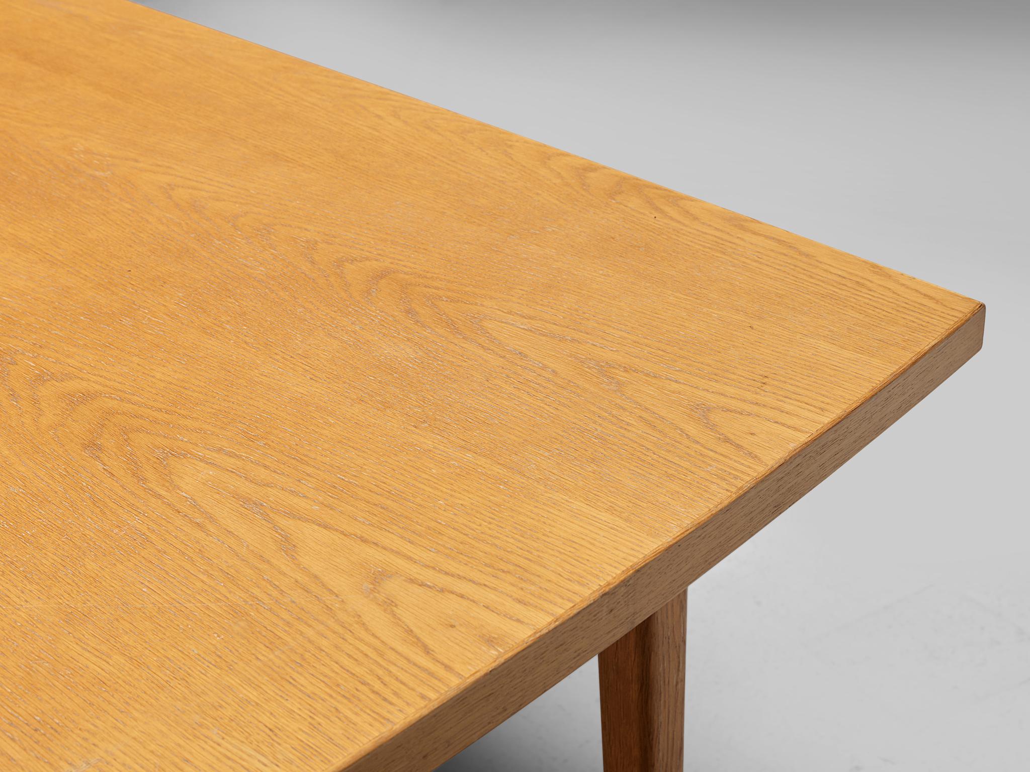 Large Danish Boat Shaped Conference Table in Oak tables Morentz