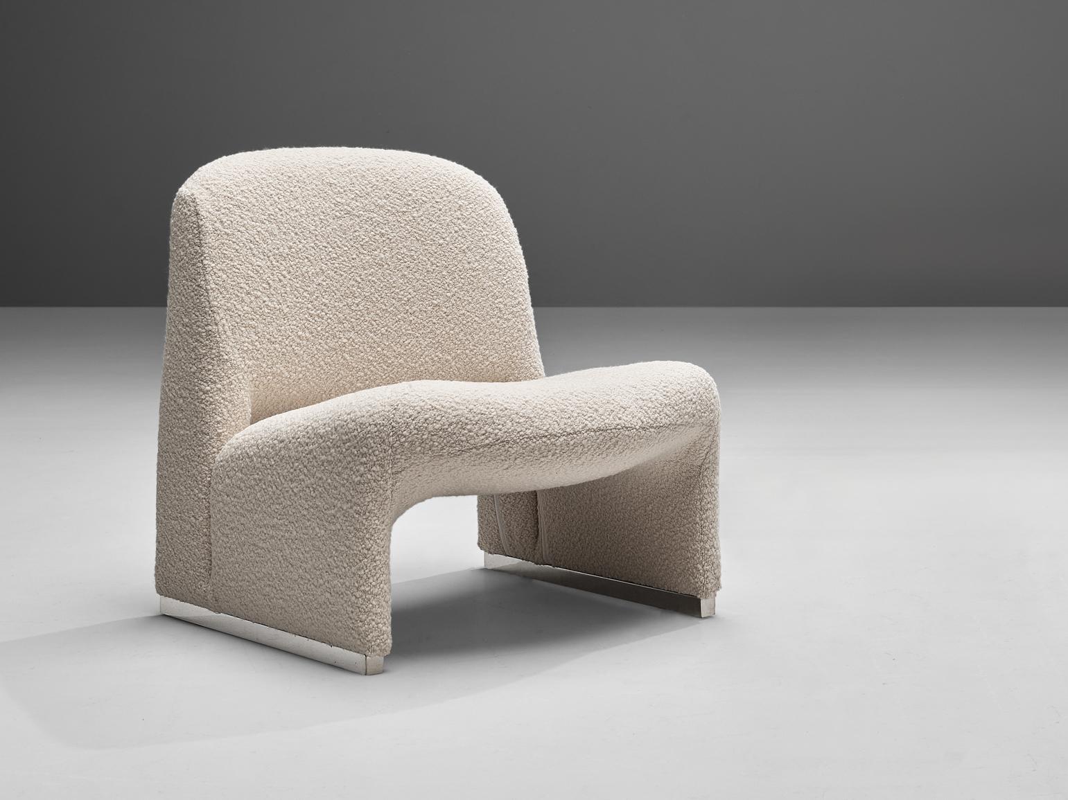 Reupholstered ‘Alky’ Lounge Chair in the Style of Giancarlo Piretti seating Morentz