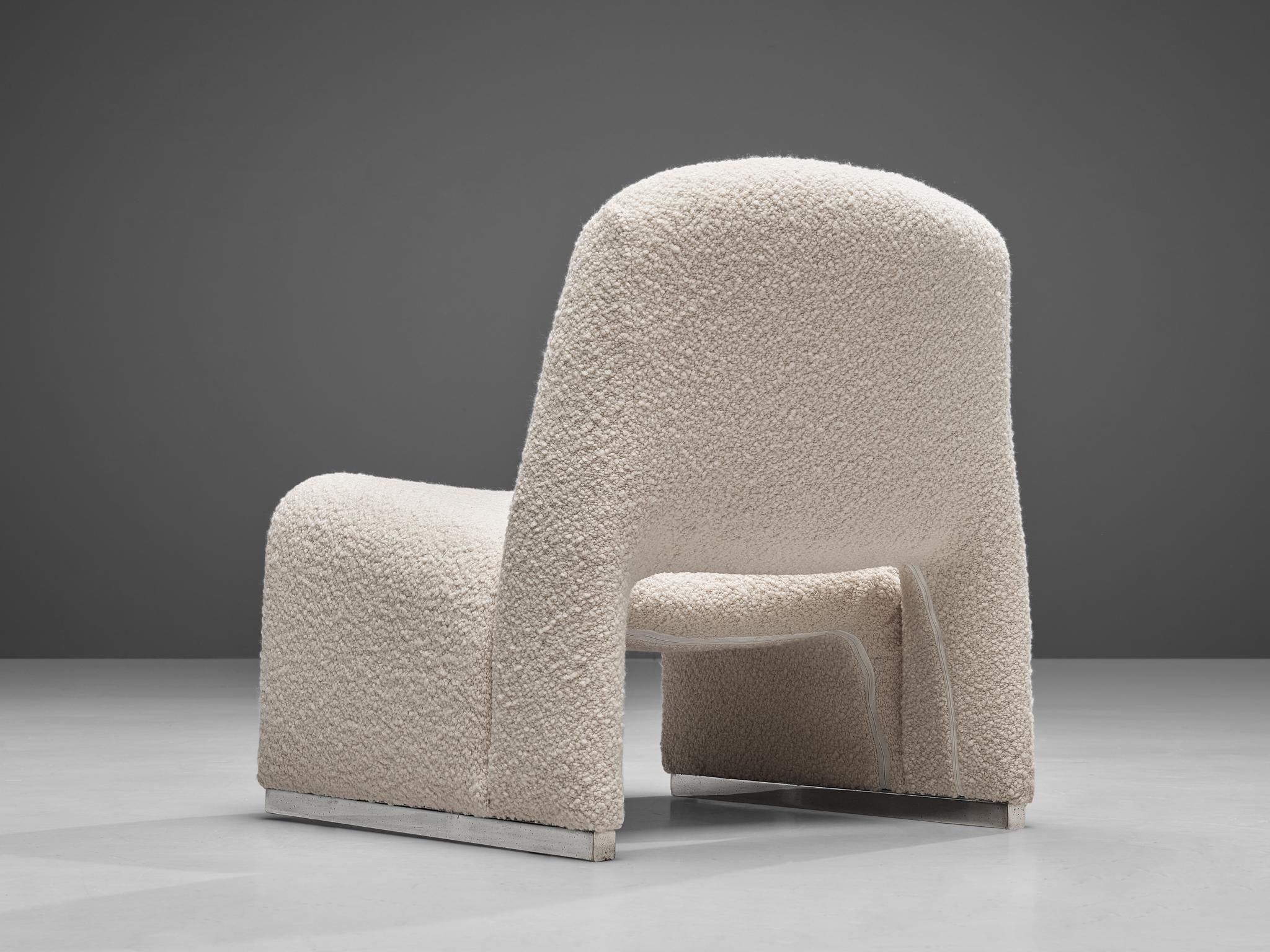 Reupholstered ‘Alky’ Lounge Chair in the Style of Giancarlo Piretti seating Morentz