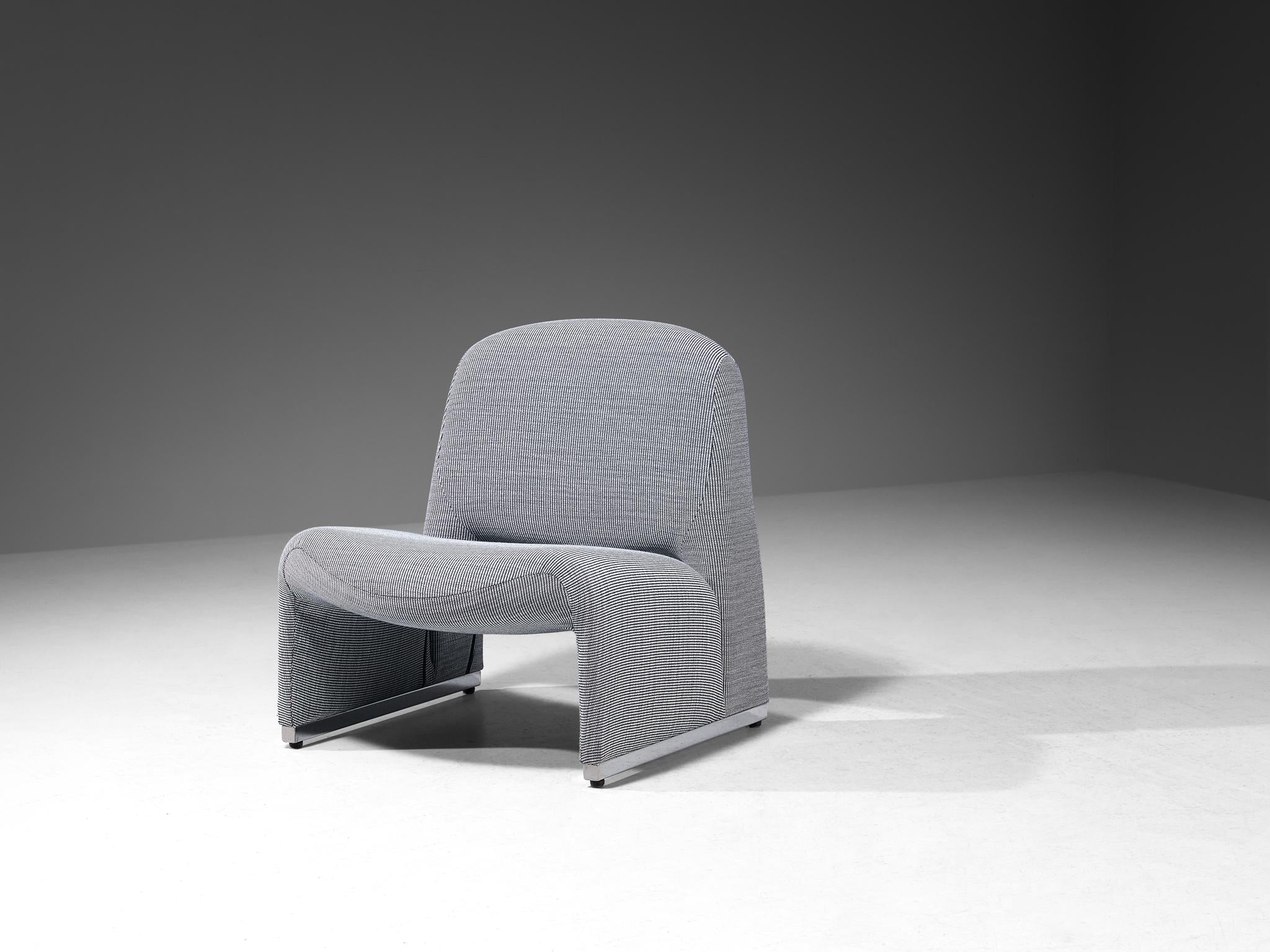 Reupholstered ‘Alky’ Lounge Chairs in the Style of Giancarlo Piretti seating Morentz