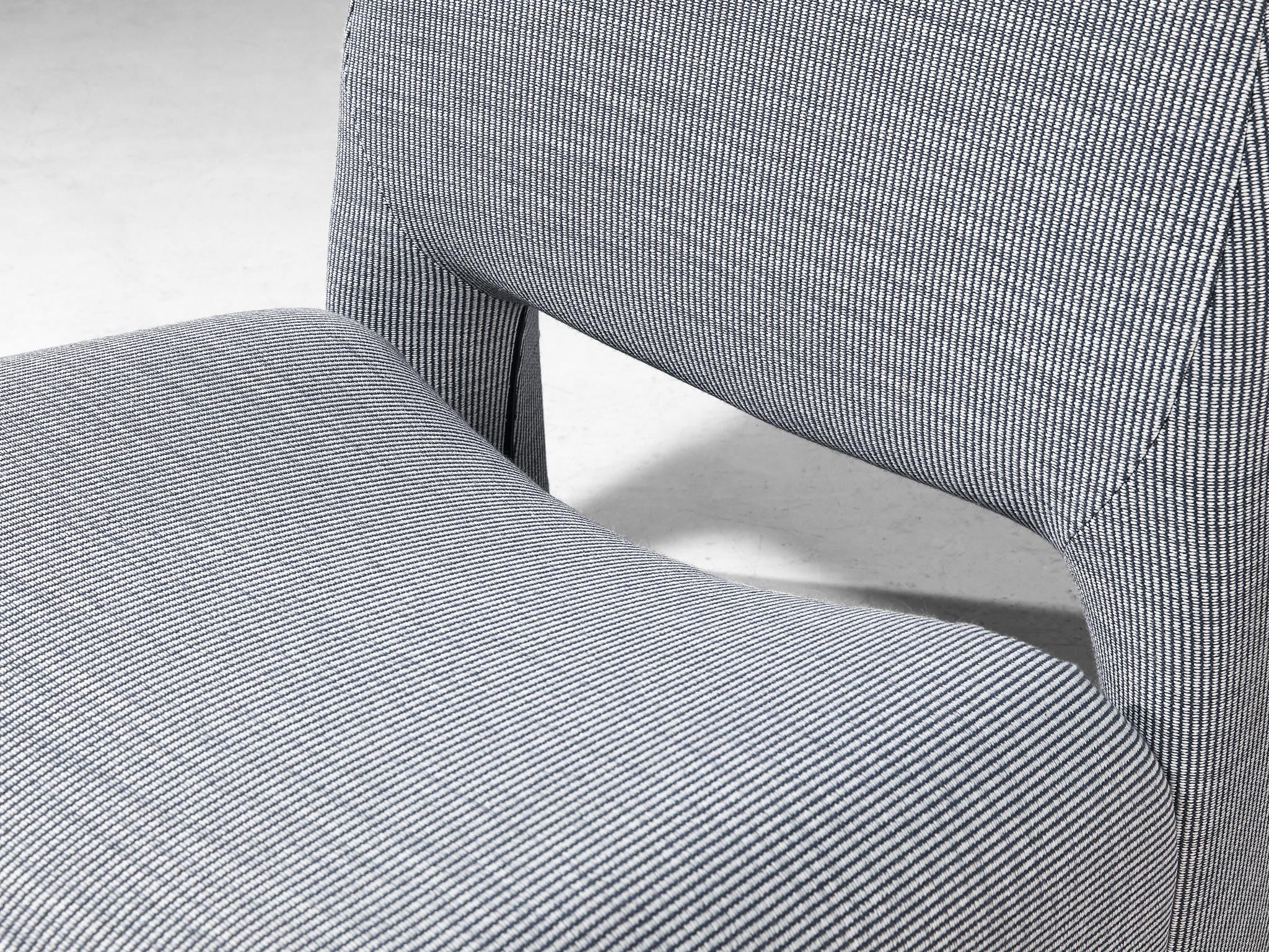 Reupholstered ‘Alky’ Lounge Chairs in the Style of Giancarlo Piretti seating Morentz