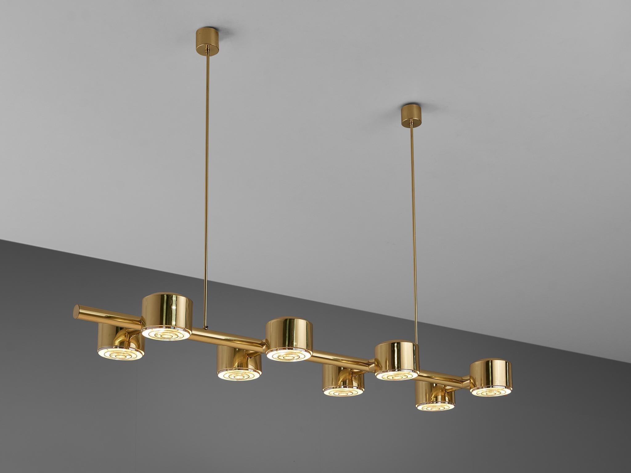 Hans-Agne Jakobsson Chandelier in Brass lighting Morentz