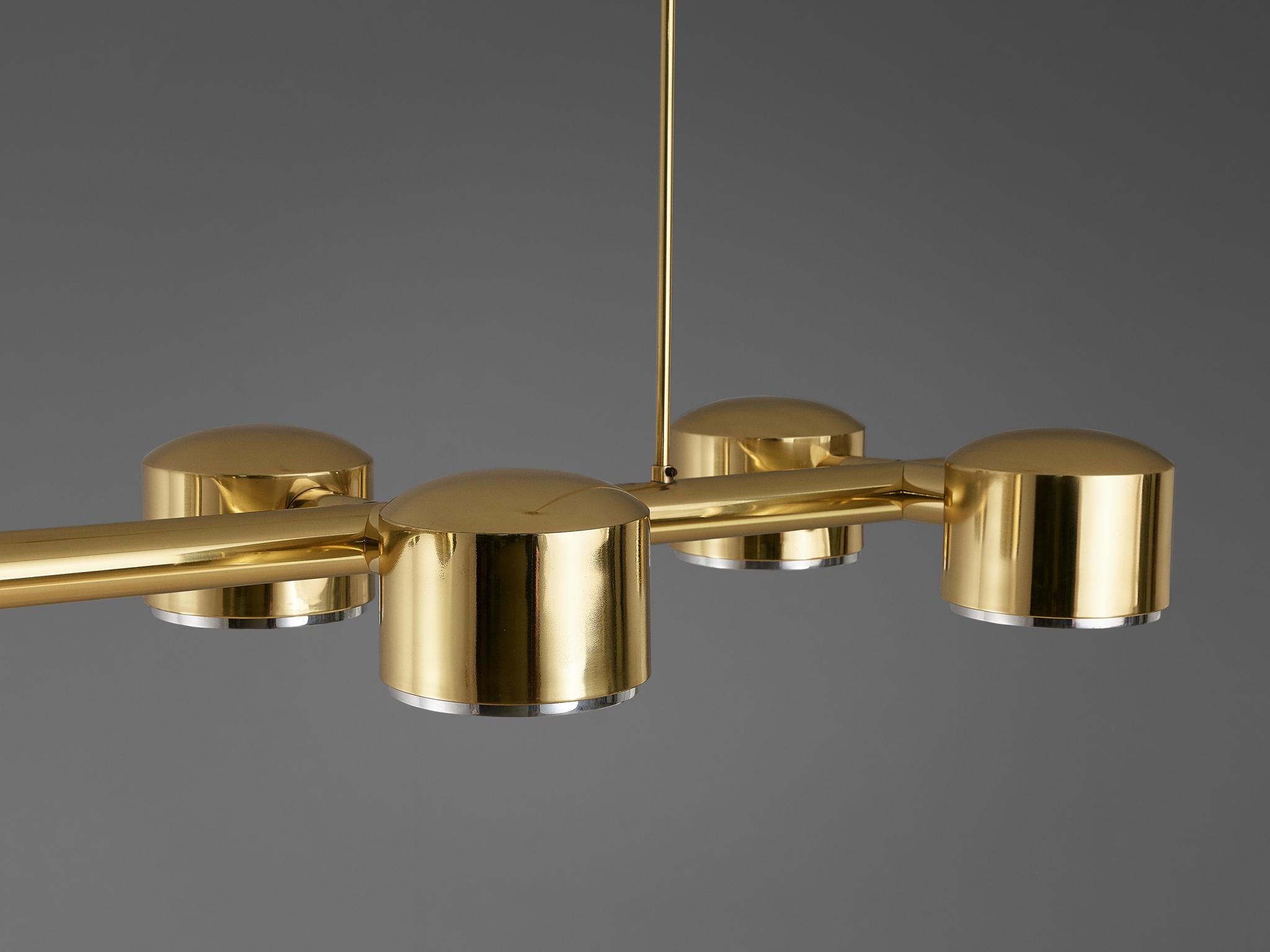 Hans-Agne Jakobsson Chandelier in Brass lighting Morentz