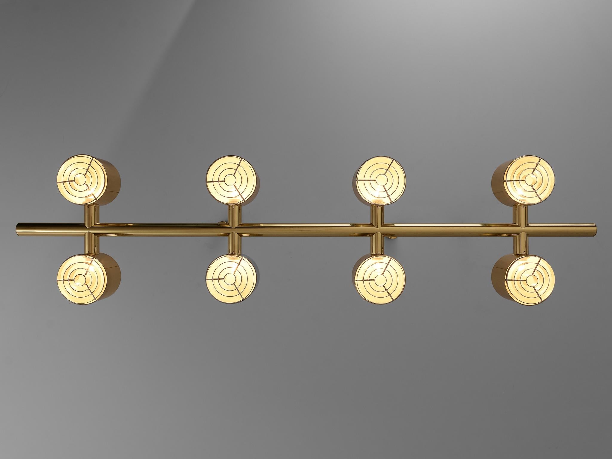 Hans-Agne Jakobsson Chandelier in Brass lighting Morentz